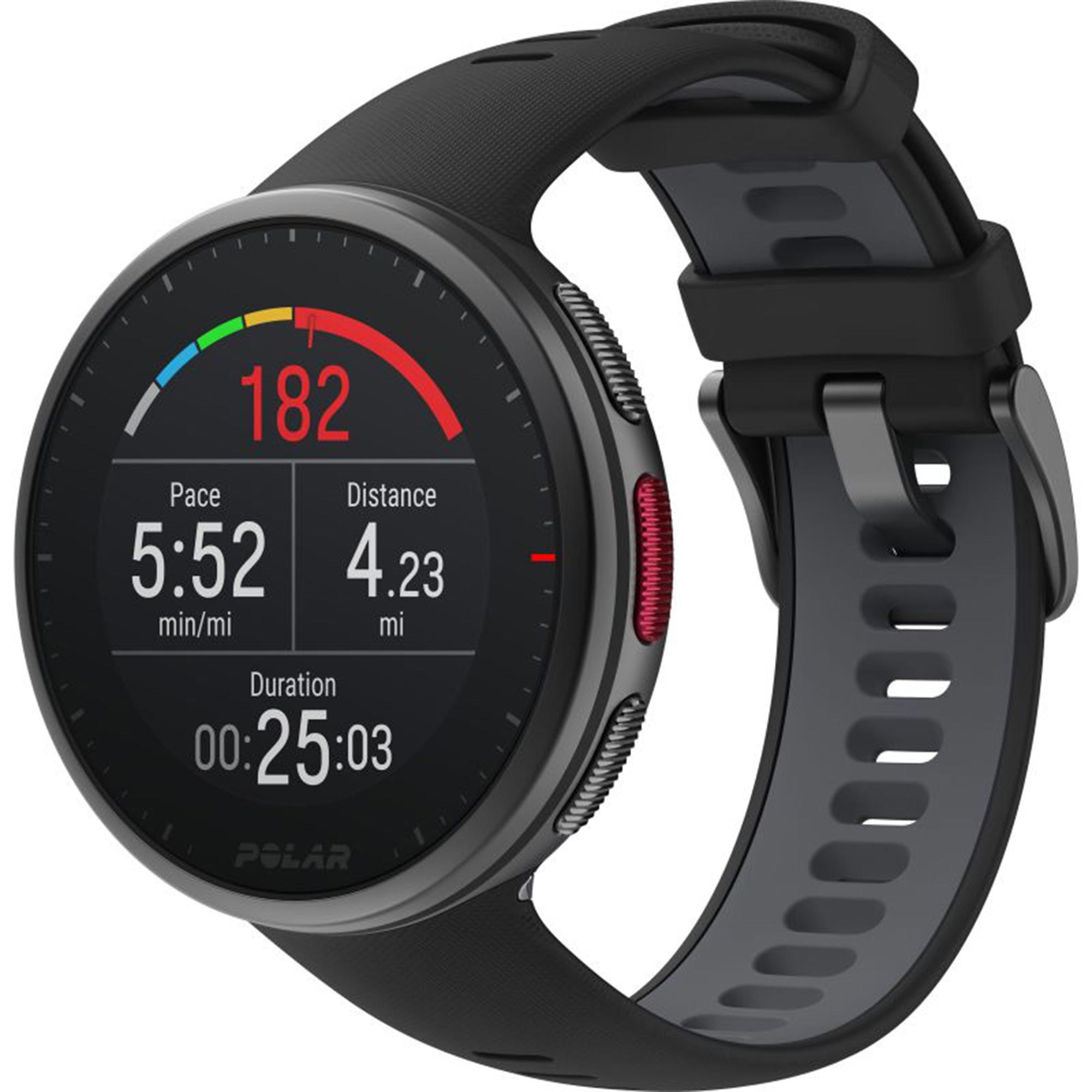 Polar Vantage V2 Quarz Digital Zifferblatt Schwarzes Gummiarmband Smartwatch 90082710