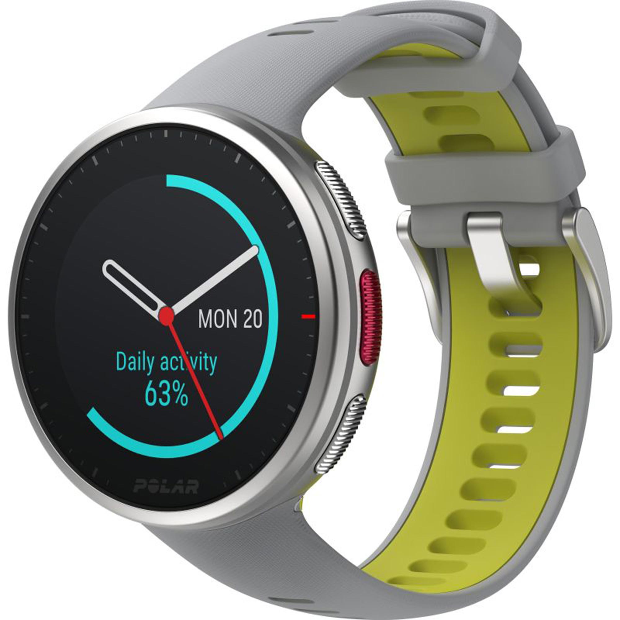 Polar Vantage V2 Quarz Digital Zifferblatt Graues Gummiarmband Smartwatch 90083651