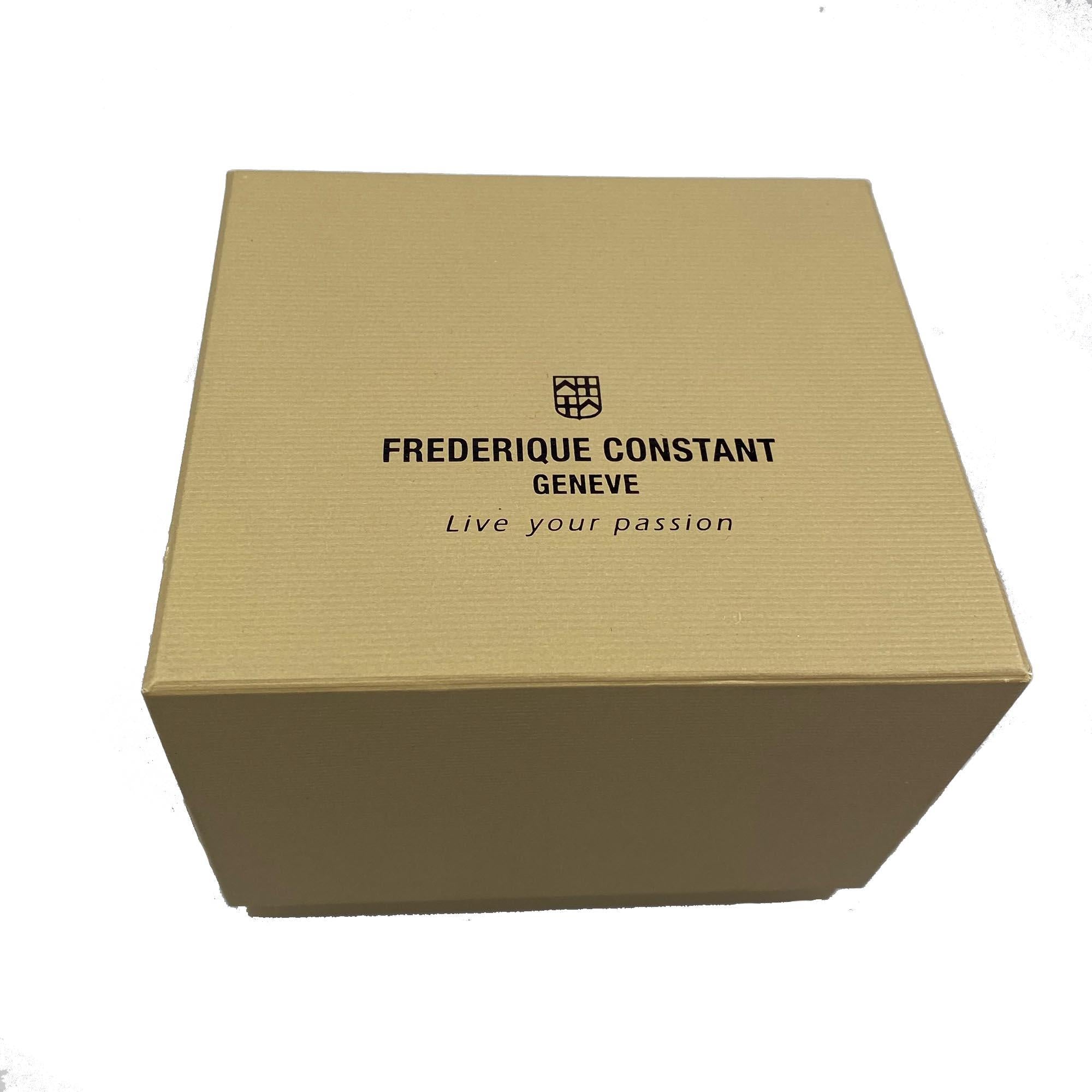 Frederique Constant Classics Delight Edelstahl Damen Uhr (beschädigte Box) FC-306WHD3ER6B