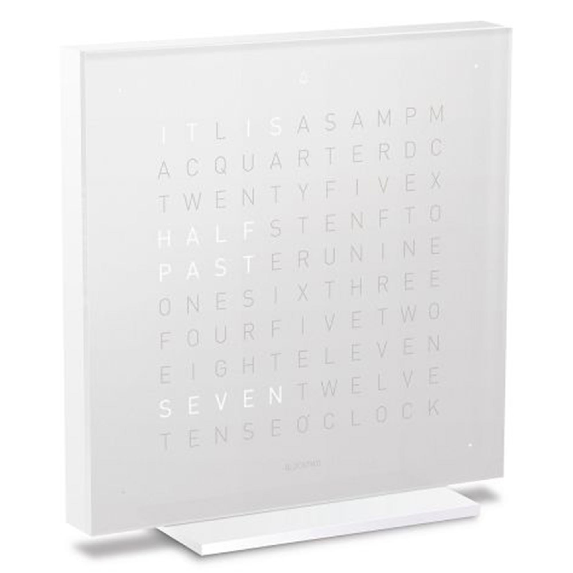 QLOCKTWO TOUCH METAL TISCHUHR VANILLE ZUCKER FTENVS