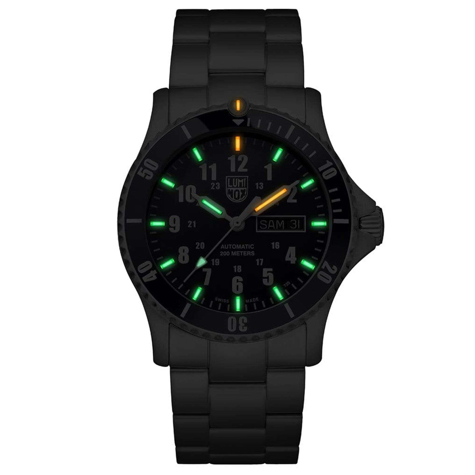Luminox Sport Timer 0920 Series Automatic Blue Dial Silver Stainless Steel Bracelet Men's Watch XS.0924