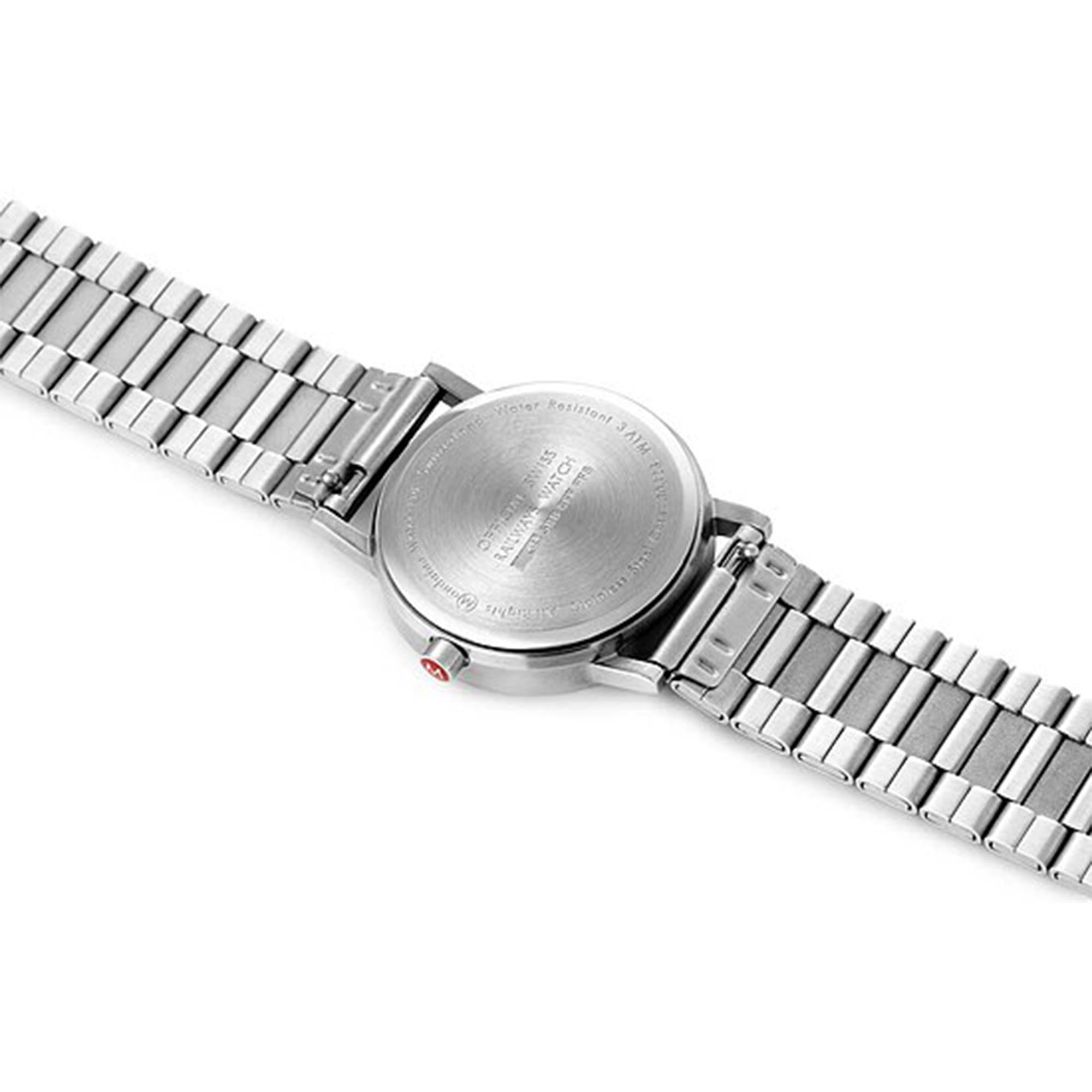 Mondaine Classic Quartz Weißes Zifferblatt Edelstahlarmband Damen Uhr A660.30314.16SBJ