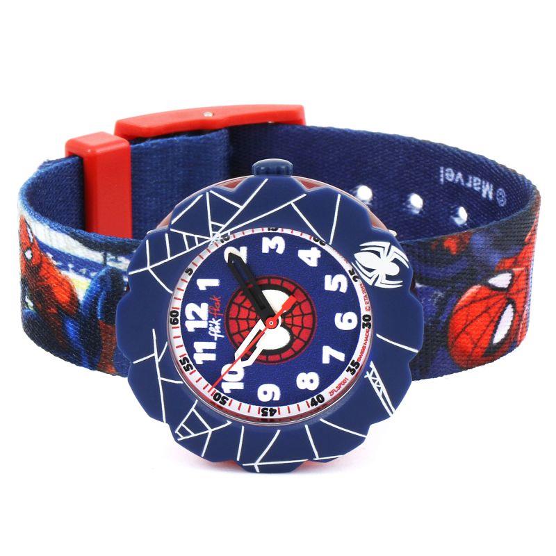 Flik Flak Spider-Cycle Kinder Jungen Spiderman Uhr FLSP001