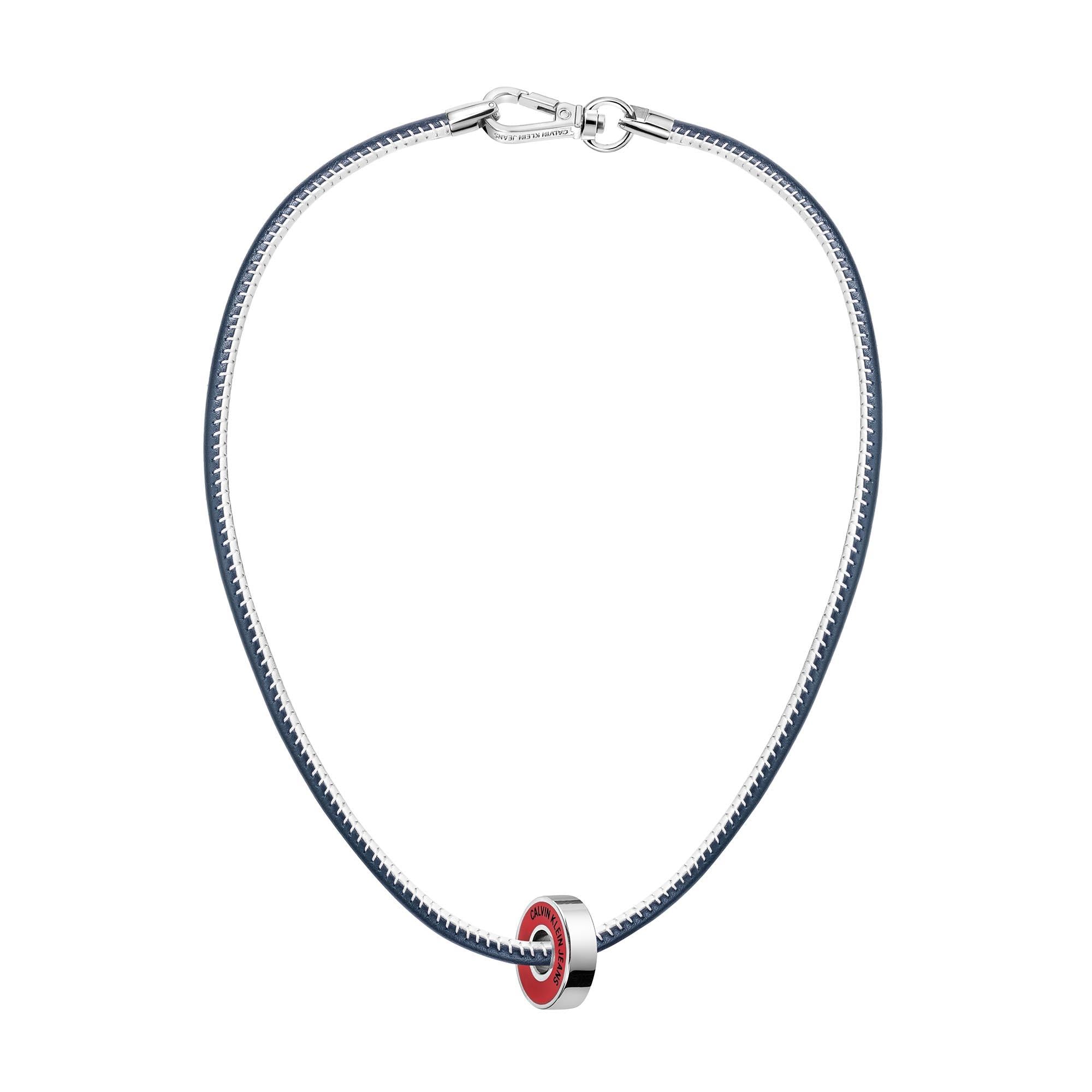 Calvin Klein Zweifarbiges Lederhalskette Damen Schmuck KJJBRN090100