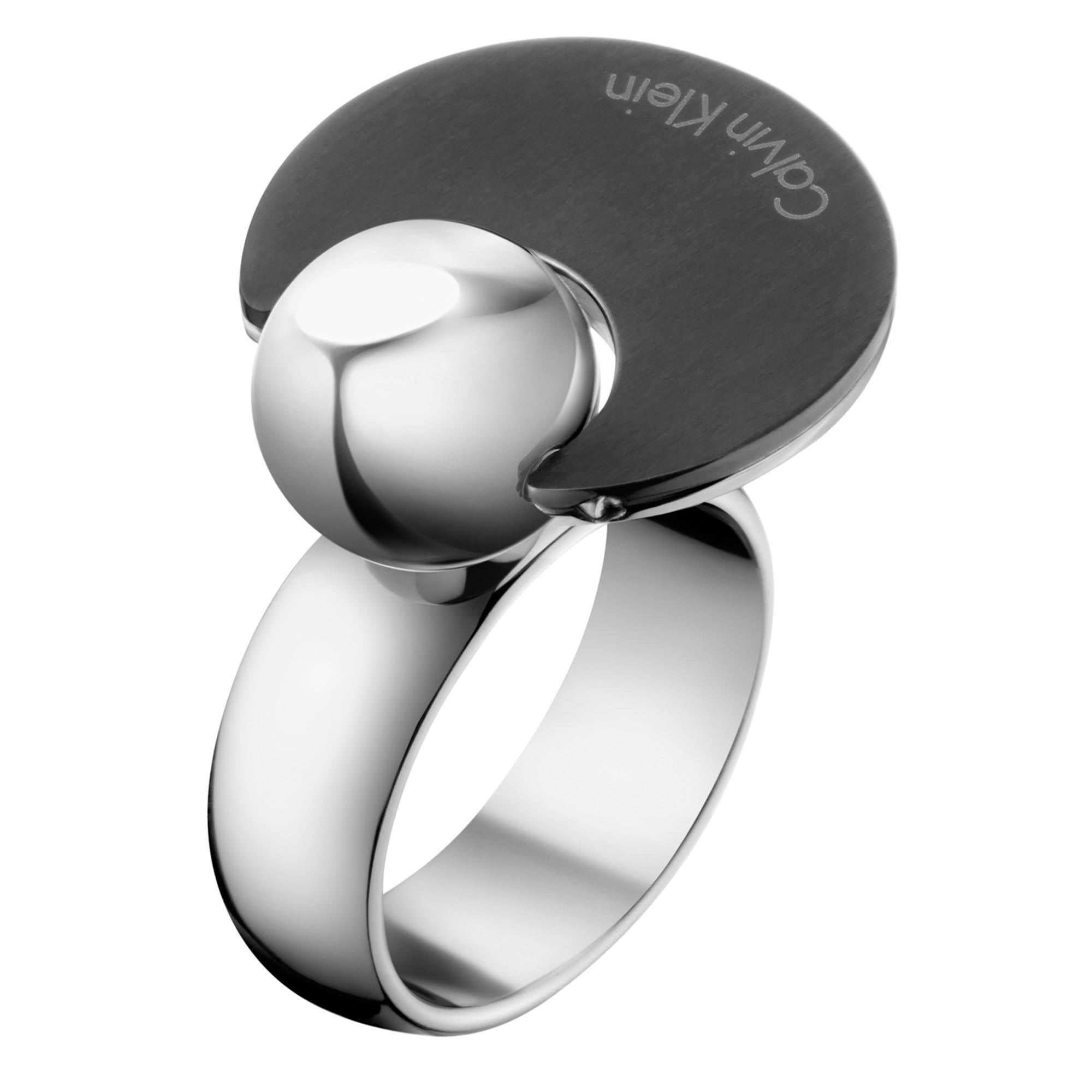 Calvin Klein Opposite Stainless Steel Ring Ladies Jewellery Medium KJ3ZBR280107