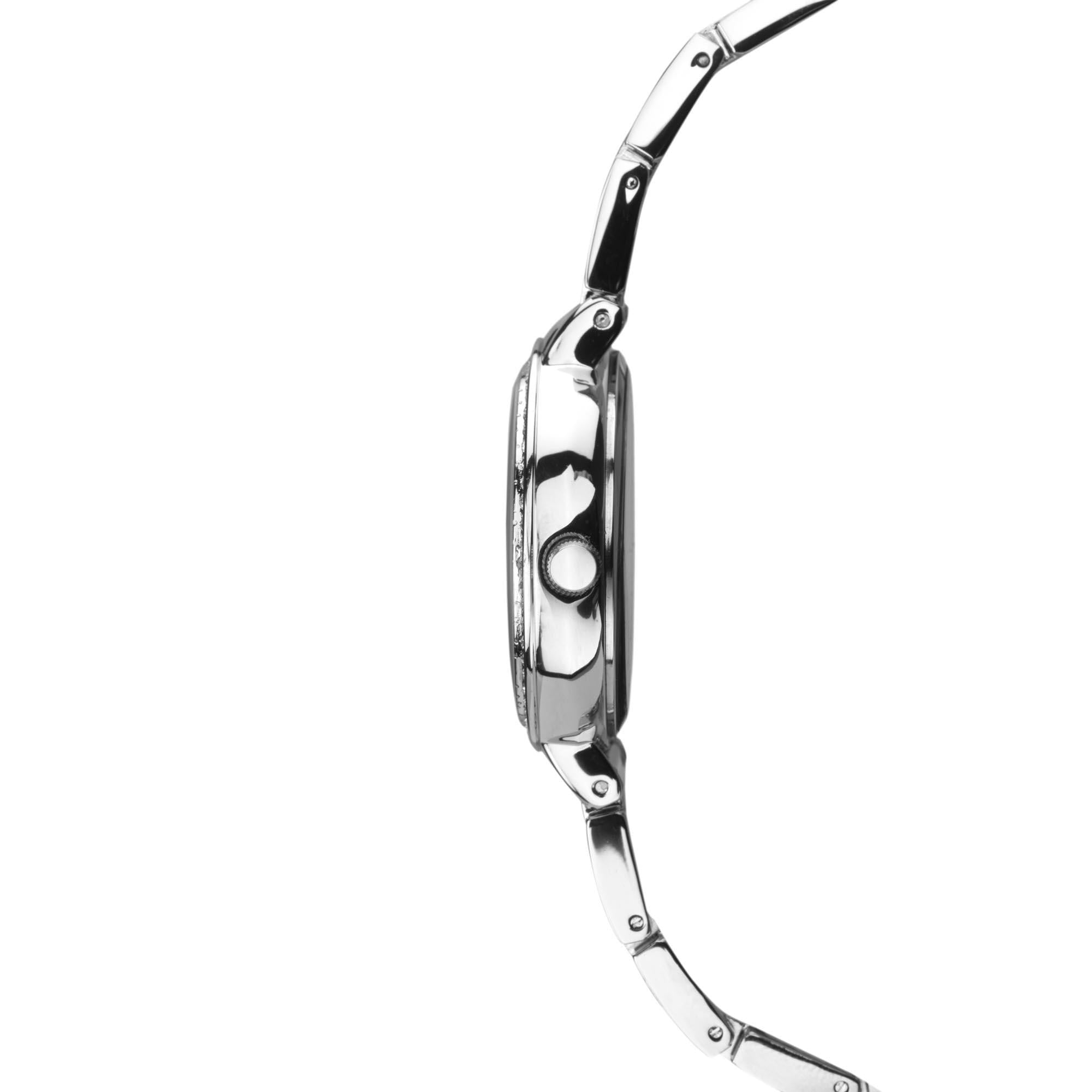 Seksy Quarz Schwarzes Zifferblatt Edelstahl Armband Damen Uhr 2731