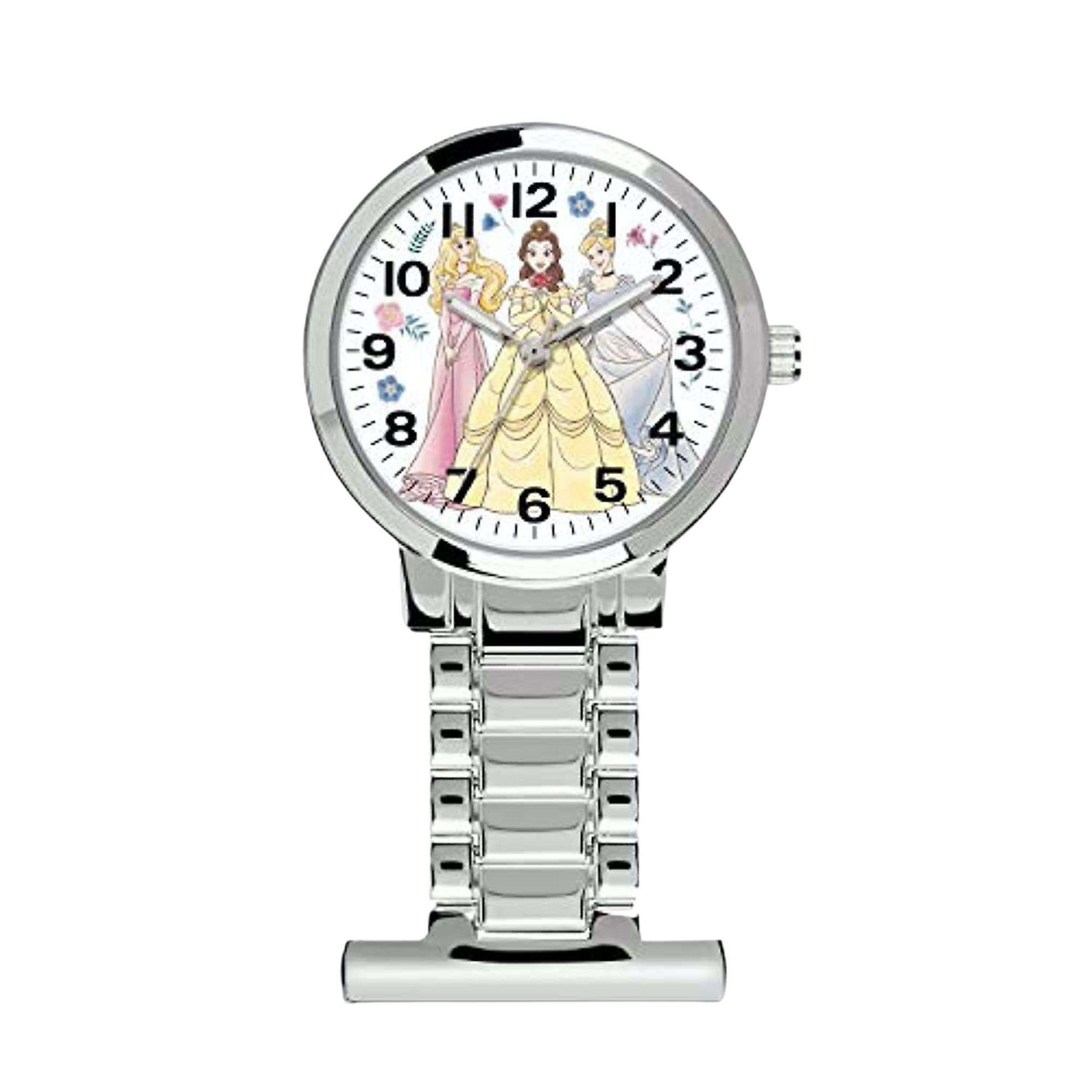 Disney Quartz White Dial Stainless Steel Bracelet Ladies Nurse Watch PN3000ARG