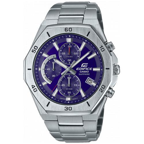 Casio Edifice Blue Dial Stainless Steel Bracelet Watch EFB-680D-2BVUEF