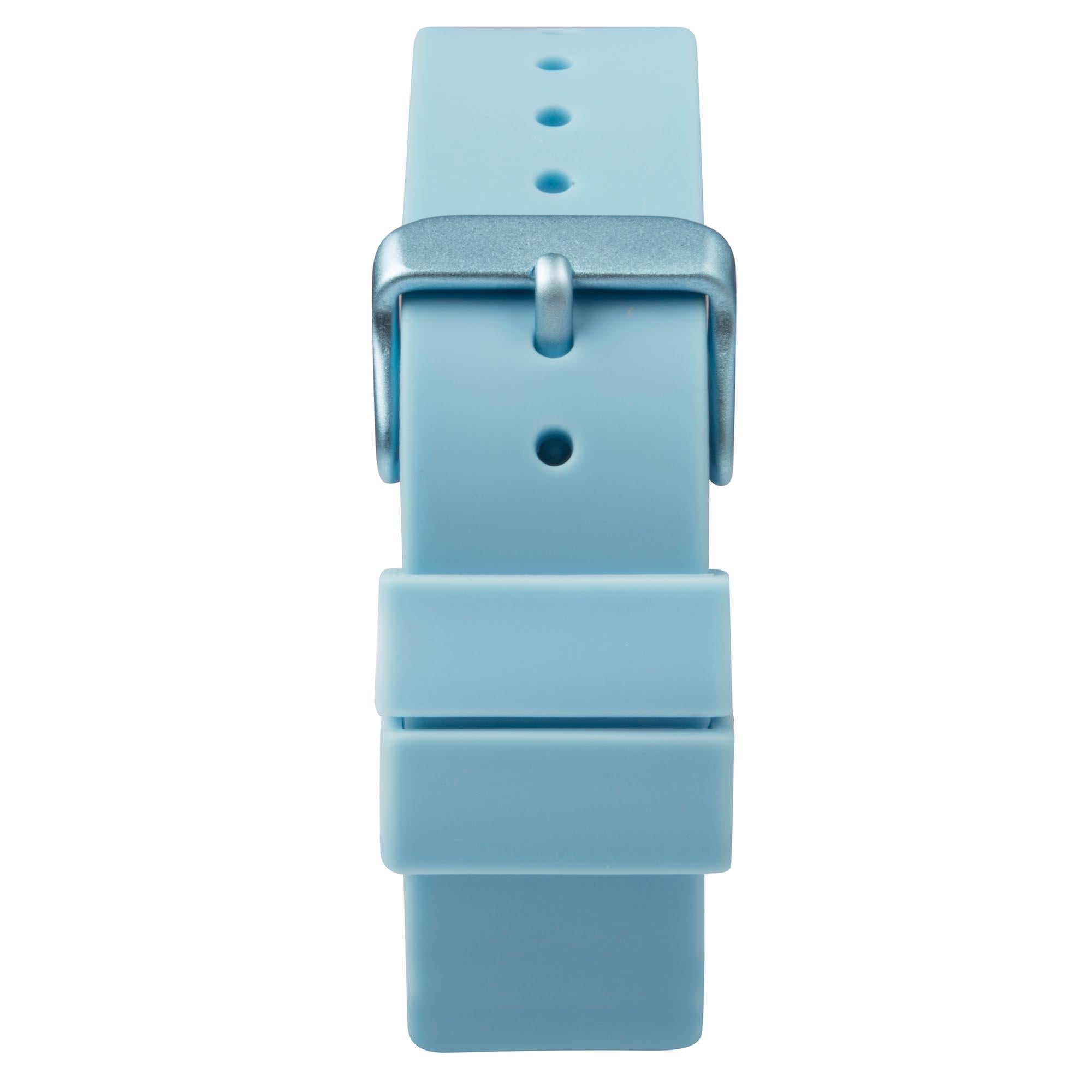 Sekonda In Colour Quartz Blaues Zifferblatt Blauer Silikonarmband Damen Uhr 40393