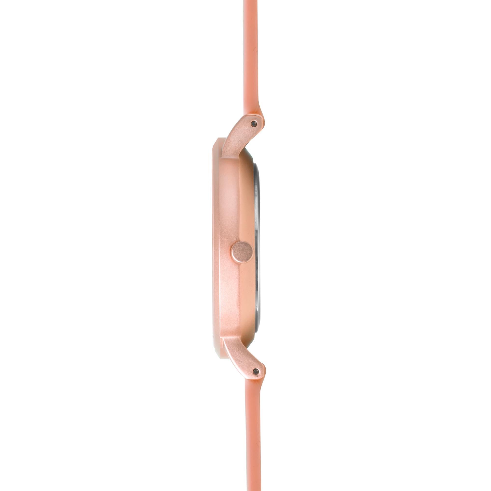 Sekonda In Colour Quarz Rosa Zifferblatt Rosa Silikonarmband Damen Uhr 40394