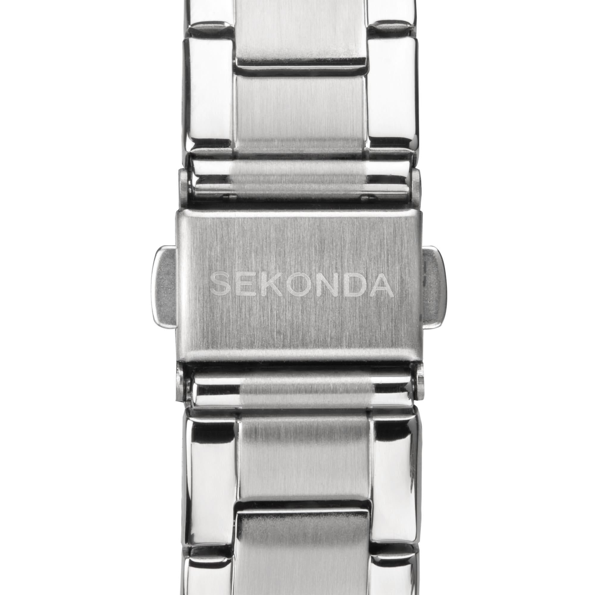 Sekonda ColourPop Quartz White Dial Stainless Steel Bracelet Ladies Watch 40363