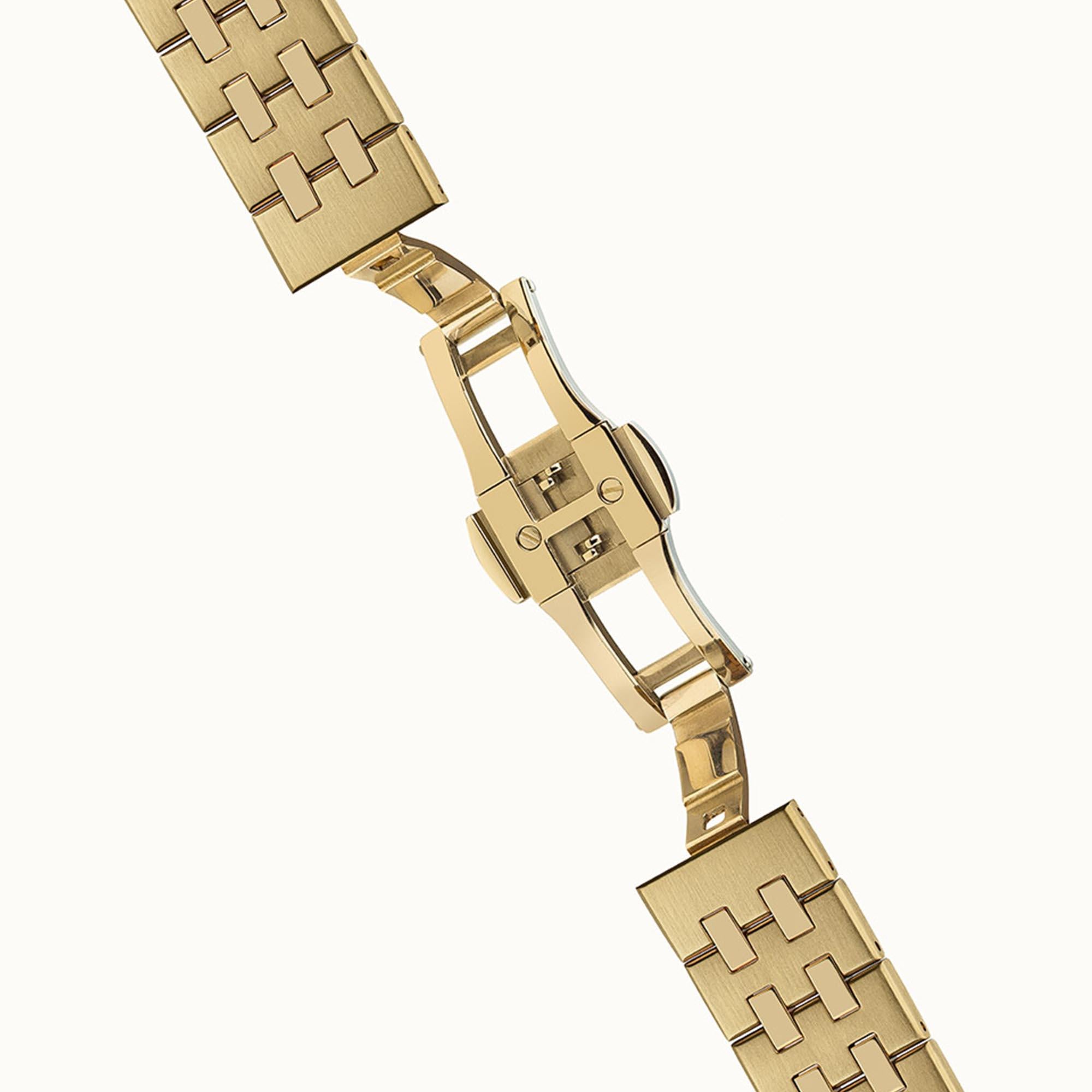 Ingersoll The Broadway Automatic Brown Dial Gold PVD Stainless Steel Bracelet Men's Watch I12902