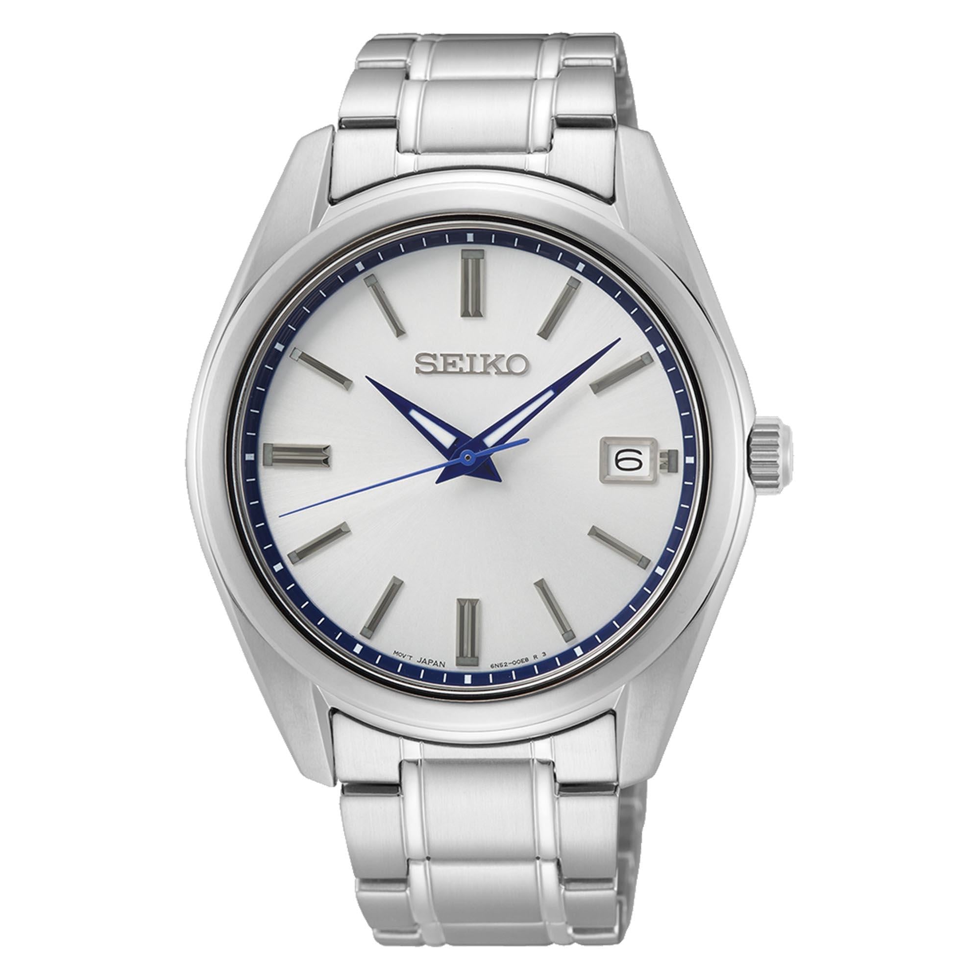 Seiko 140th Anniversary White Dial Men's Steel Watch SUR457P1