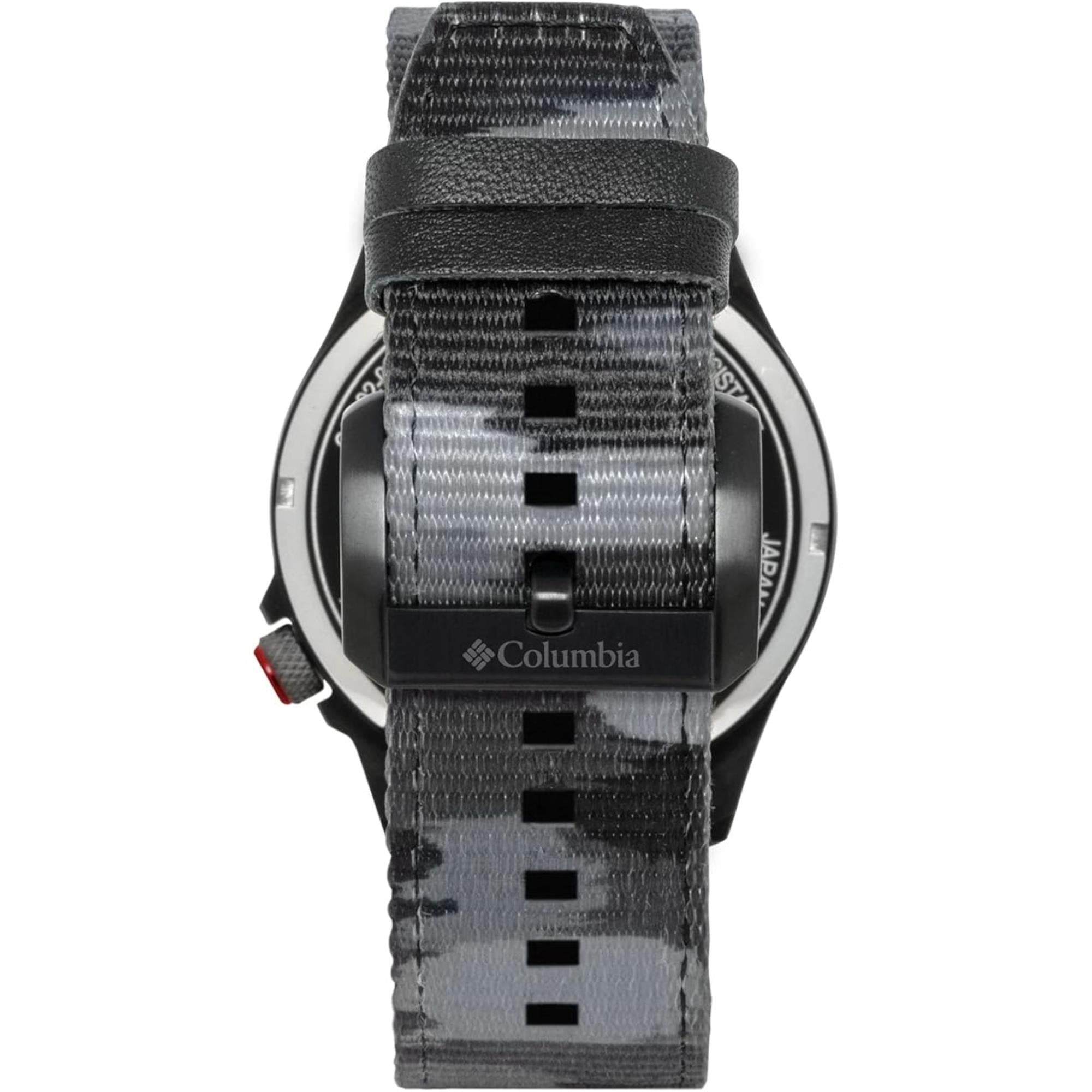 Columbia Canyon Ridge Quarz Schwarzes Zifferblatt Camouflage Nylonarmband Herren Uhr CSC02-002