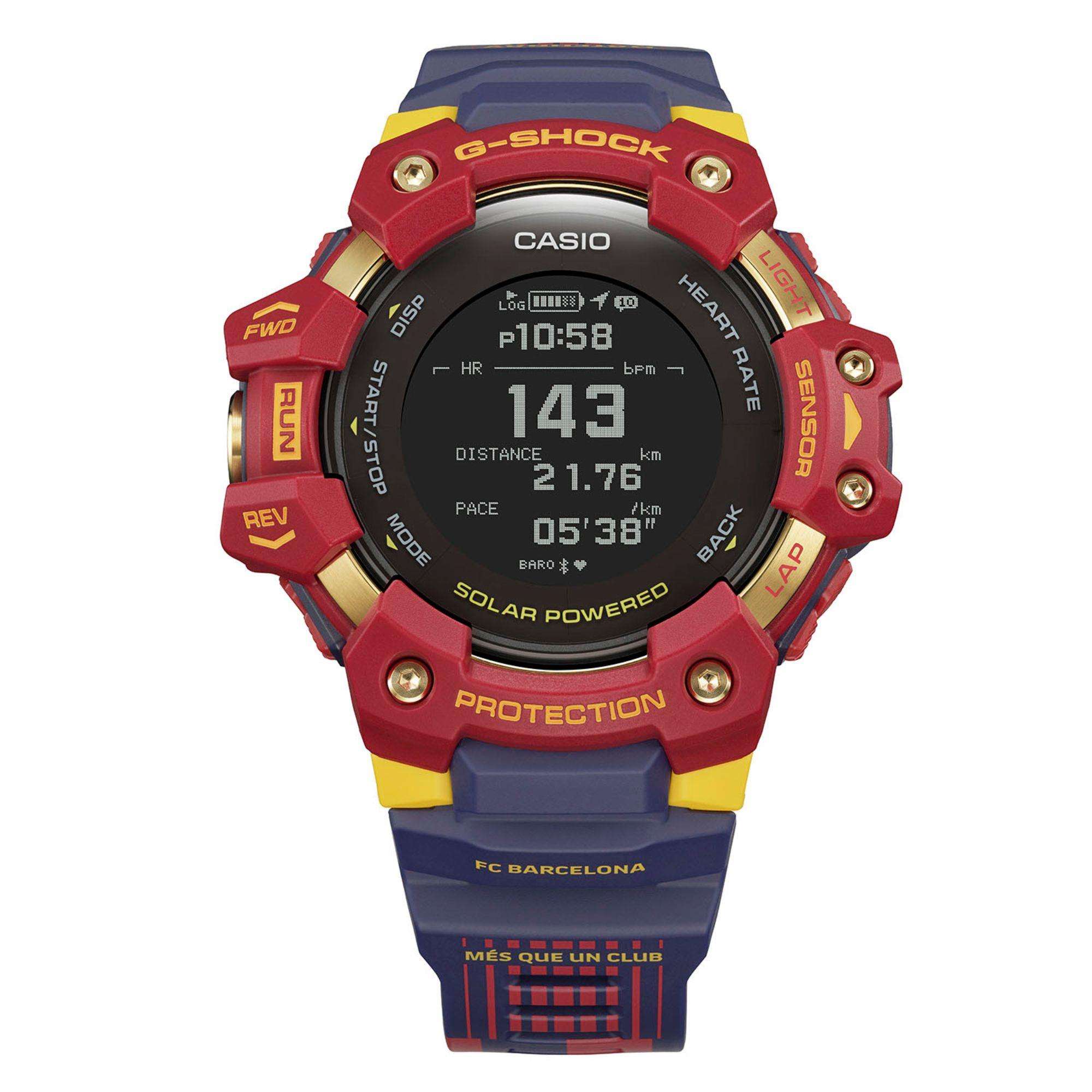 Casio G-Shock Limitierte Auflage FC Barcelona Tie UP Herren SmartWatch GBD-H1000BAR-4ER