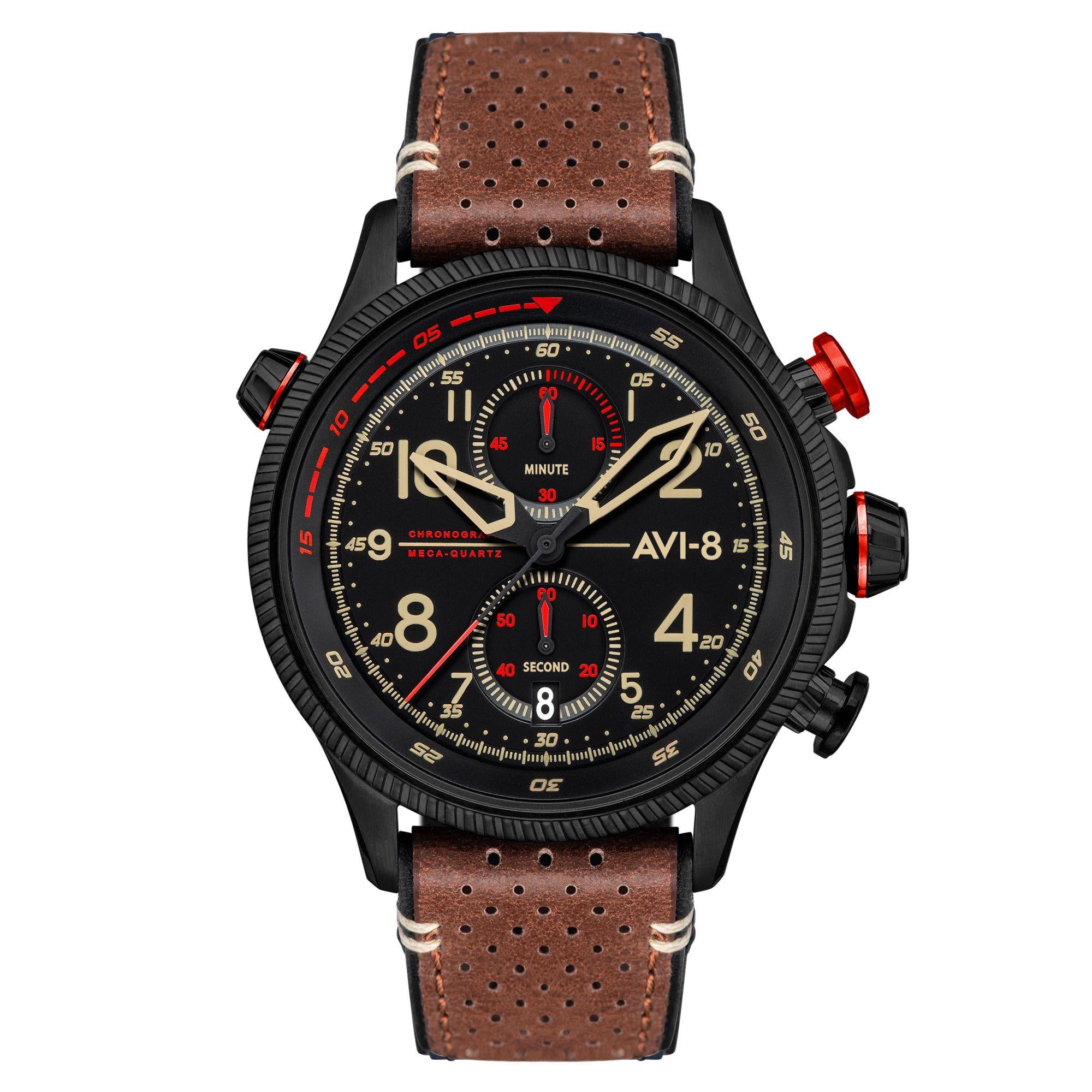 AVI-8 Hawker Hunter Duke Chronograph Tangmere Herren Uhr AV-4080-04