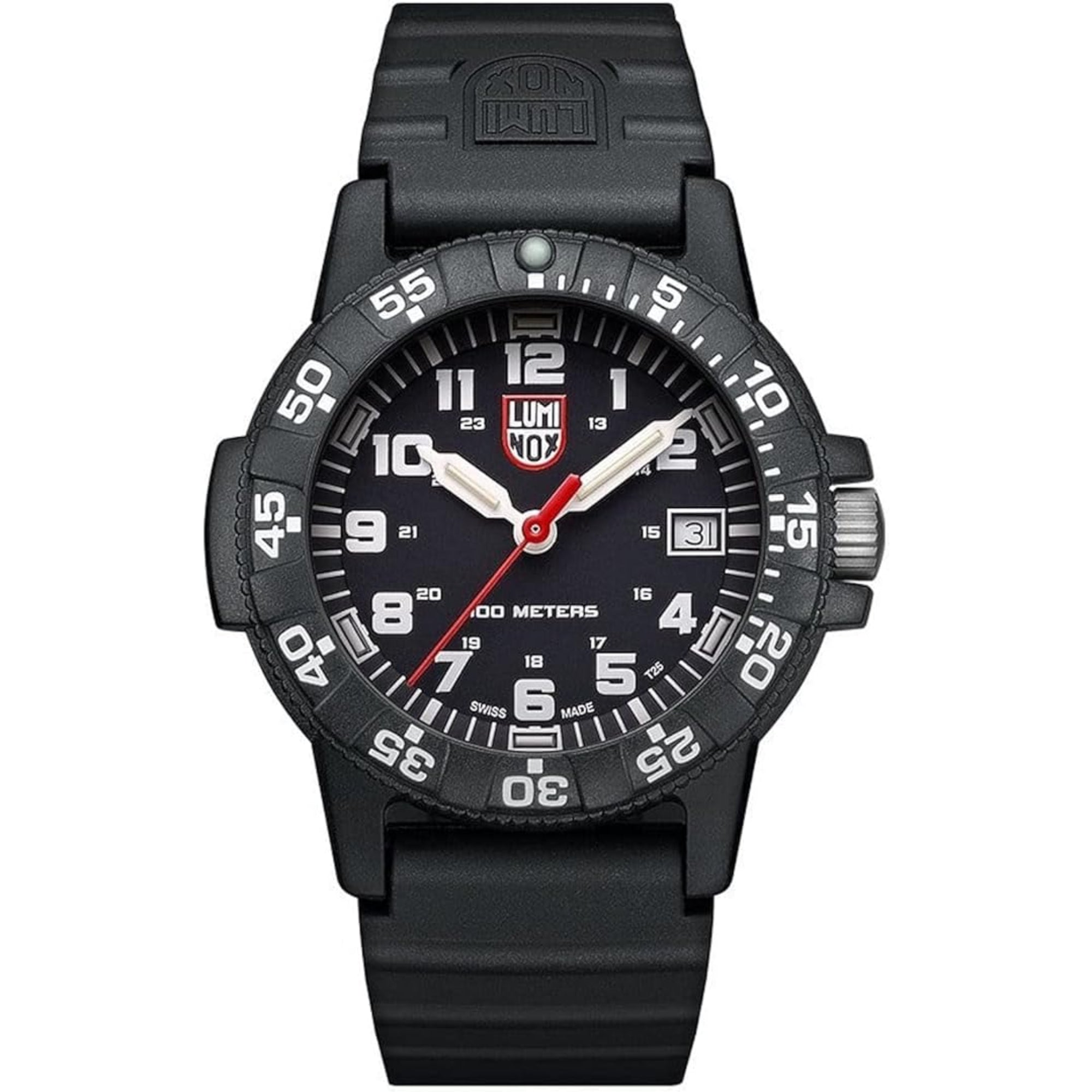 Luminox Leatherback Sea Turtle 39mm Black Dial Silicone Mens Quartz Watch XS.0301.L