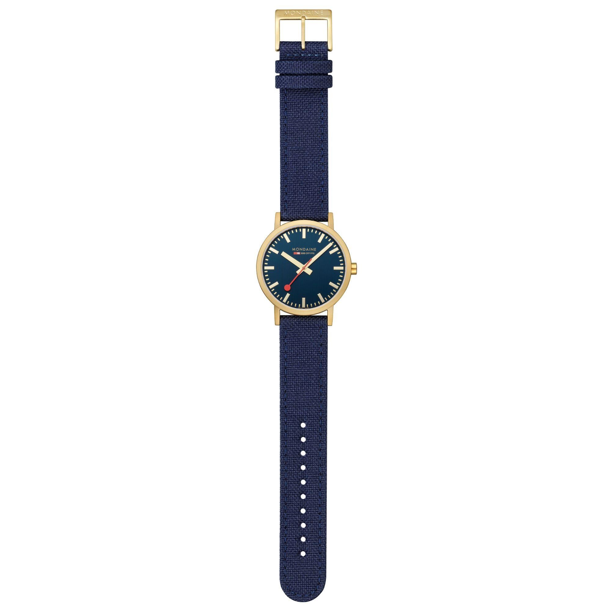 Mondaine Classic Deep Ocean Uhr A660.30360.40SBQ