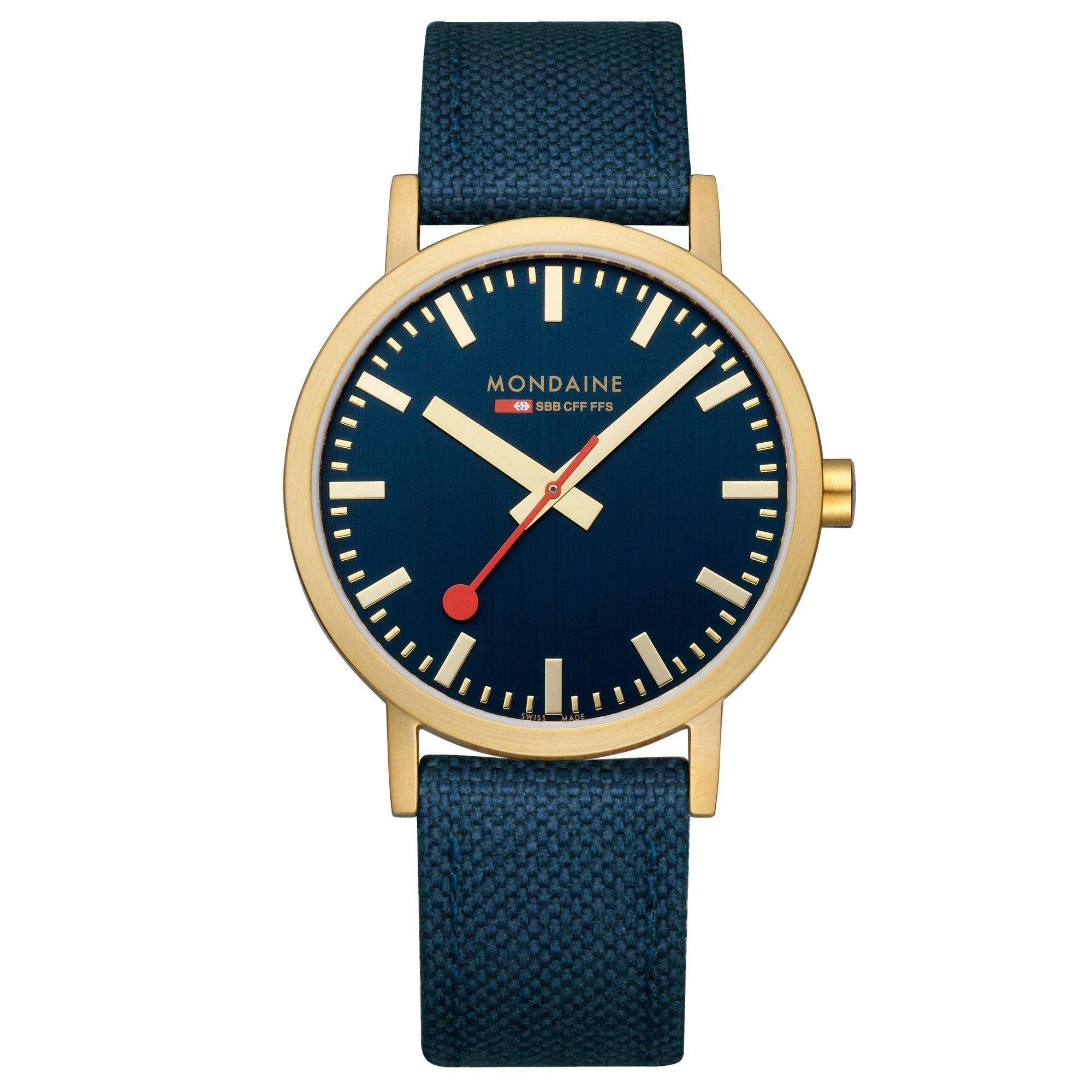 Mondaine Classic Deep Ocean Uhr A660.30360.40SBQ