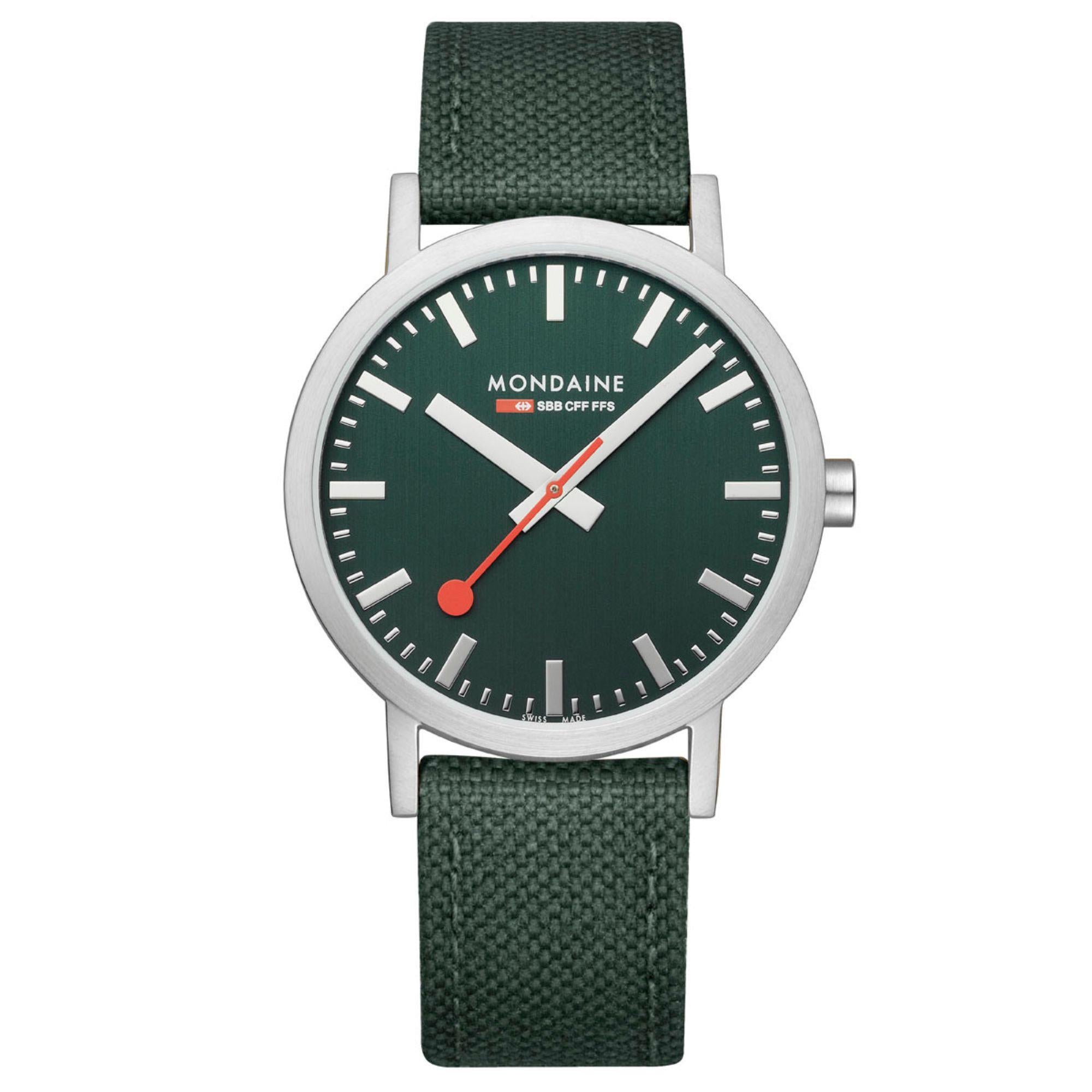 Mondaine Classic Waldgrünes Zifferblatt Uhr A660.30360.60SBF