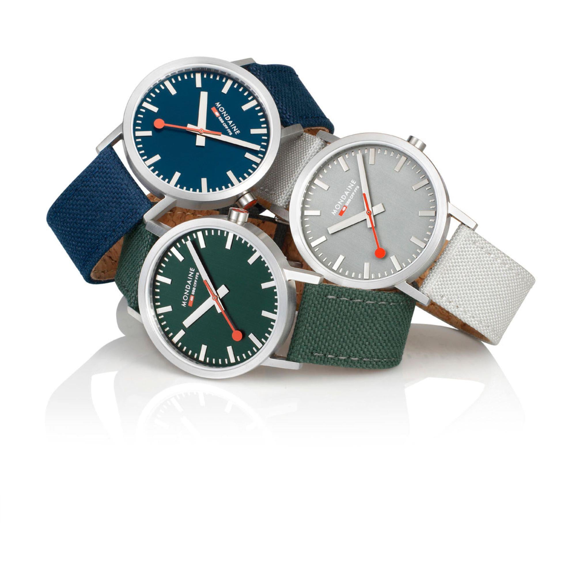 Mondaine Classic Waldgrünes Zifferblatt Uhr A660.30360.60SBF