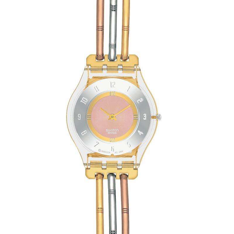 Swatch Skin Class Tri-Gold Quarz Damen Uhr SS08K101B