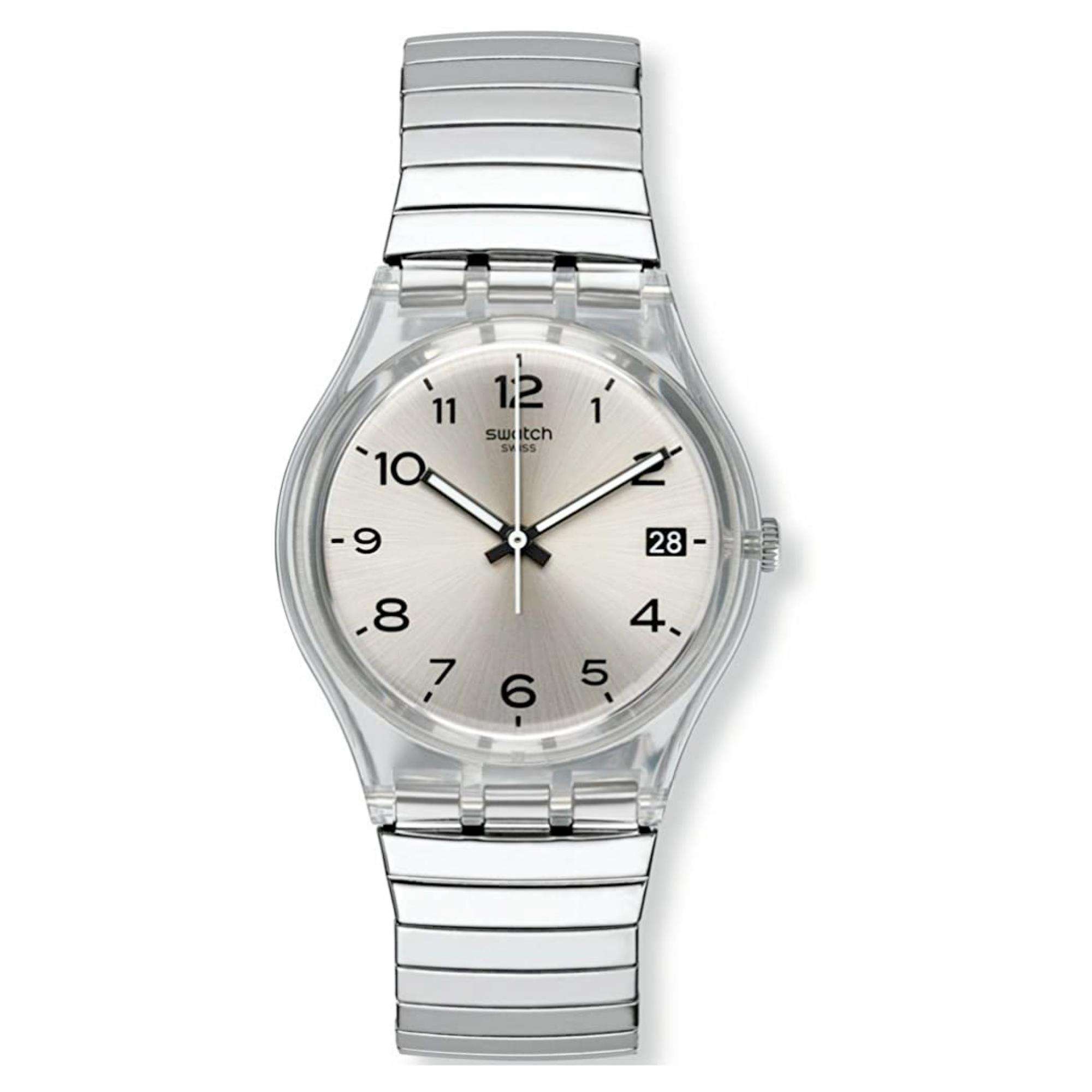 Swatch Original Gent 'Silverall' Quartz Watch GM416B