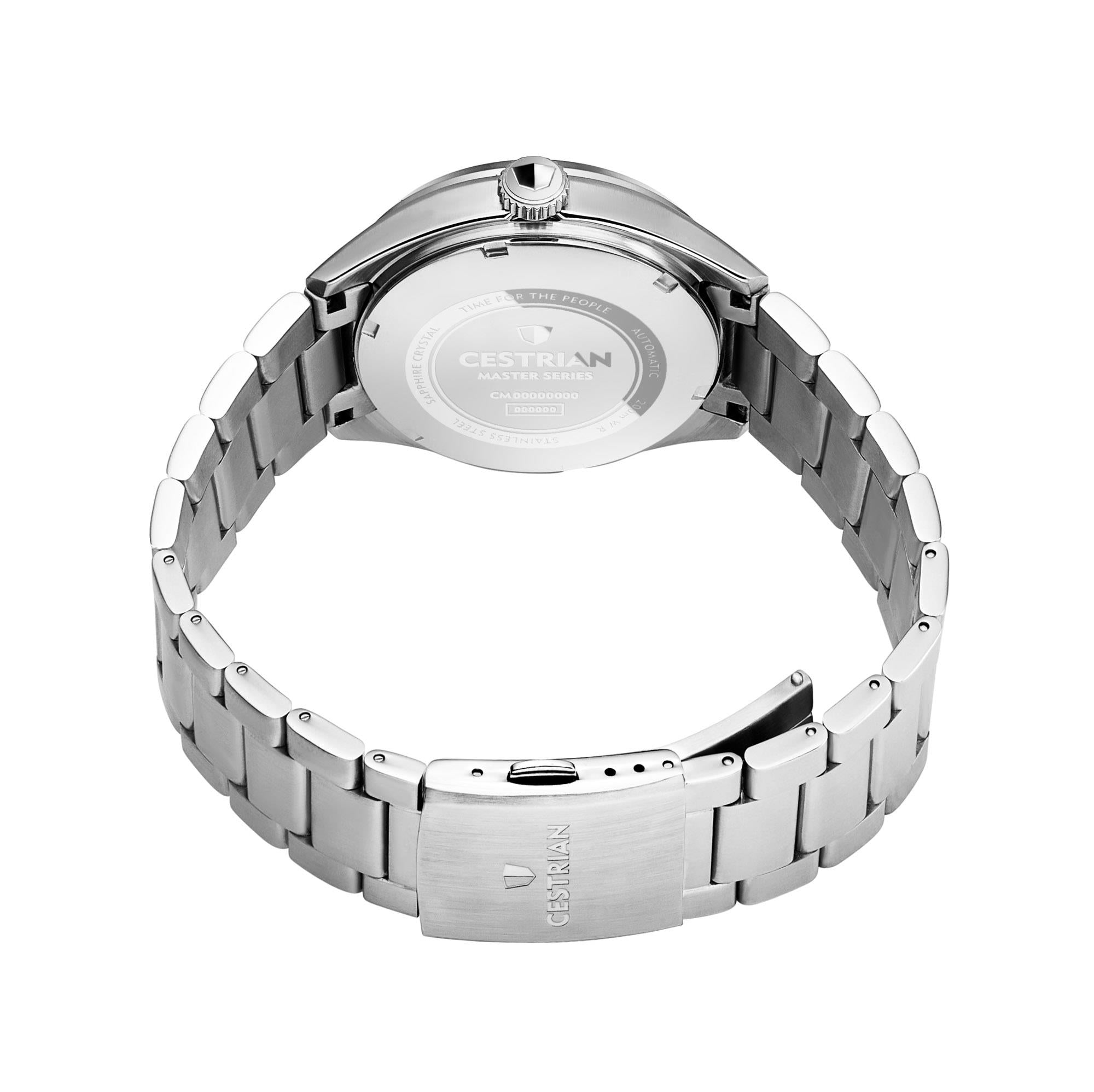Cestrian Master Series V2 Champagne Dial Steel Bracelet Automatic Men's Watch CM511B0660