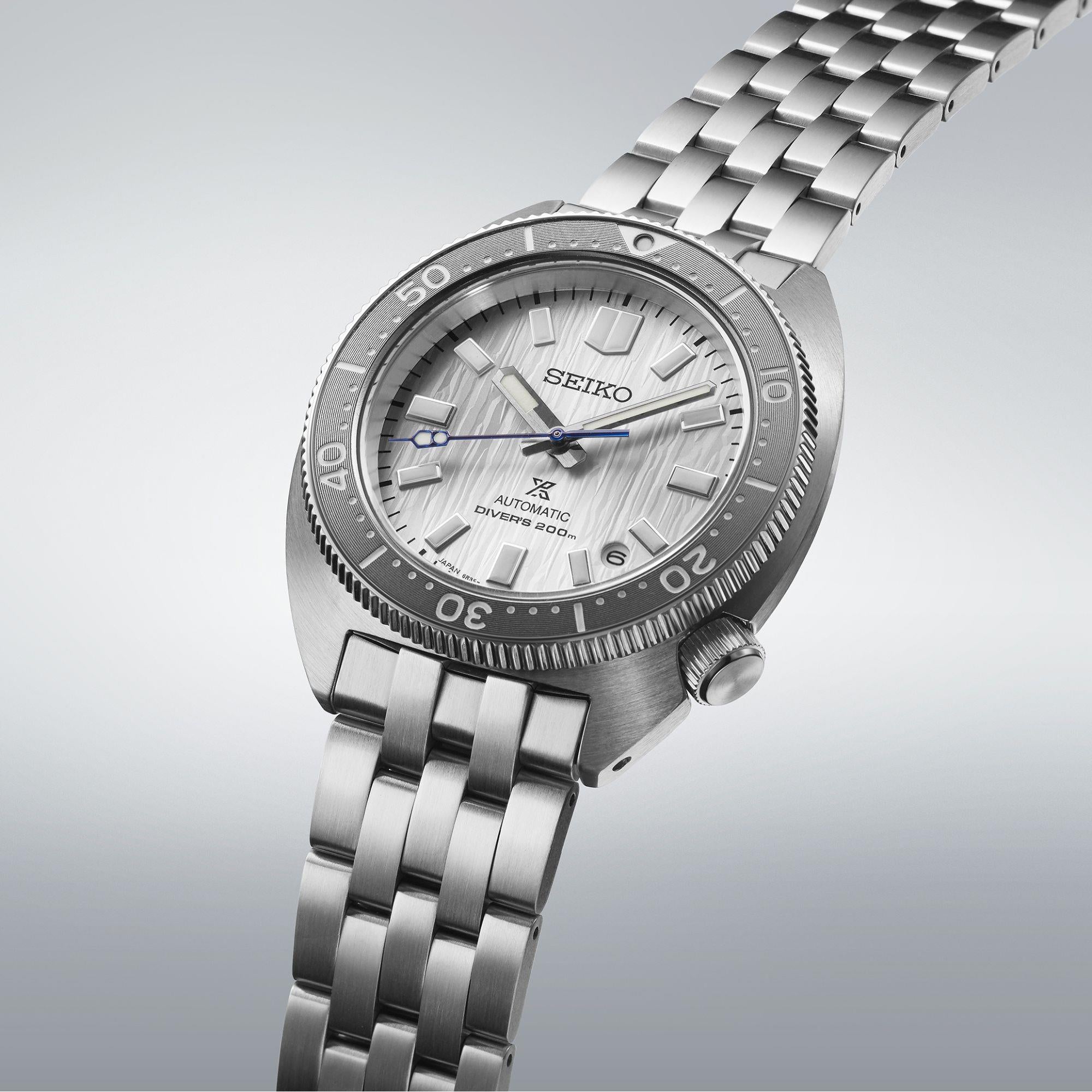Seiko Prospex Limited Edition Glacier Save The Ocean 1968 Heritage Nachbildung Herren Uhr SPB333J1
