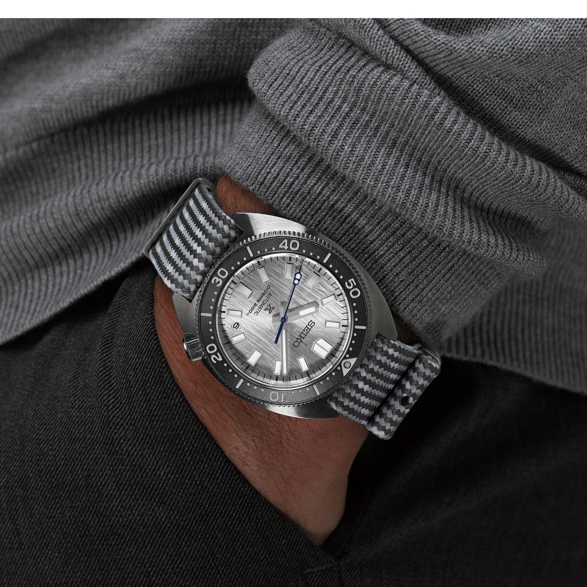 Seiko Prospex Limited Edition Glacier Save The Ocean 1968 Heritage Nachbildung Herren Uhr SPB333J1