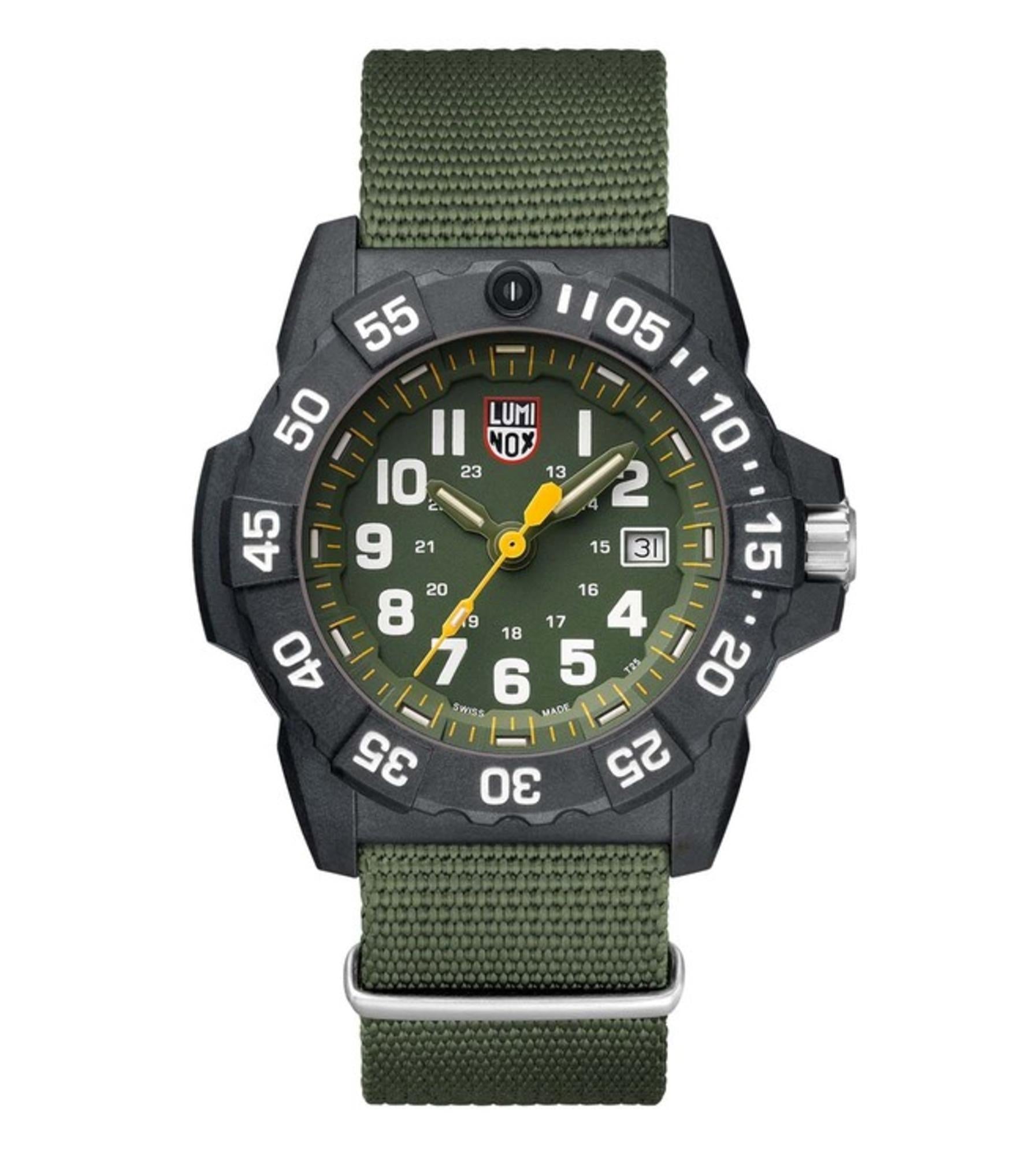 LUMINOX NAVY SEAL 3500 SEA SERIES Grünes Zifferblatt Herren Uhr XS.3517.L