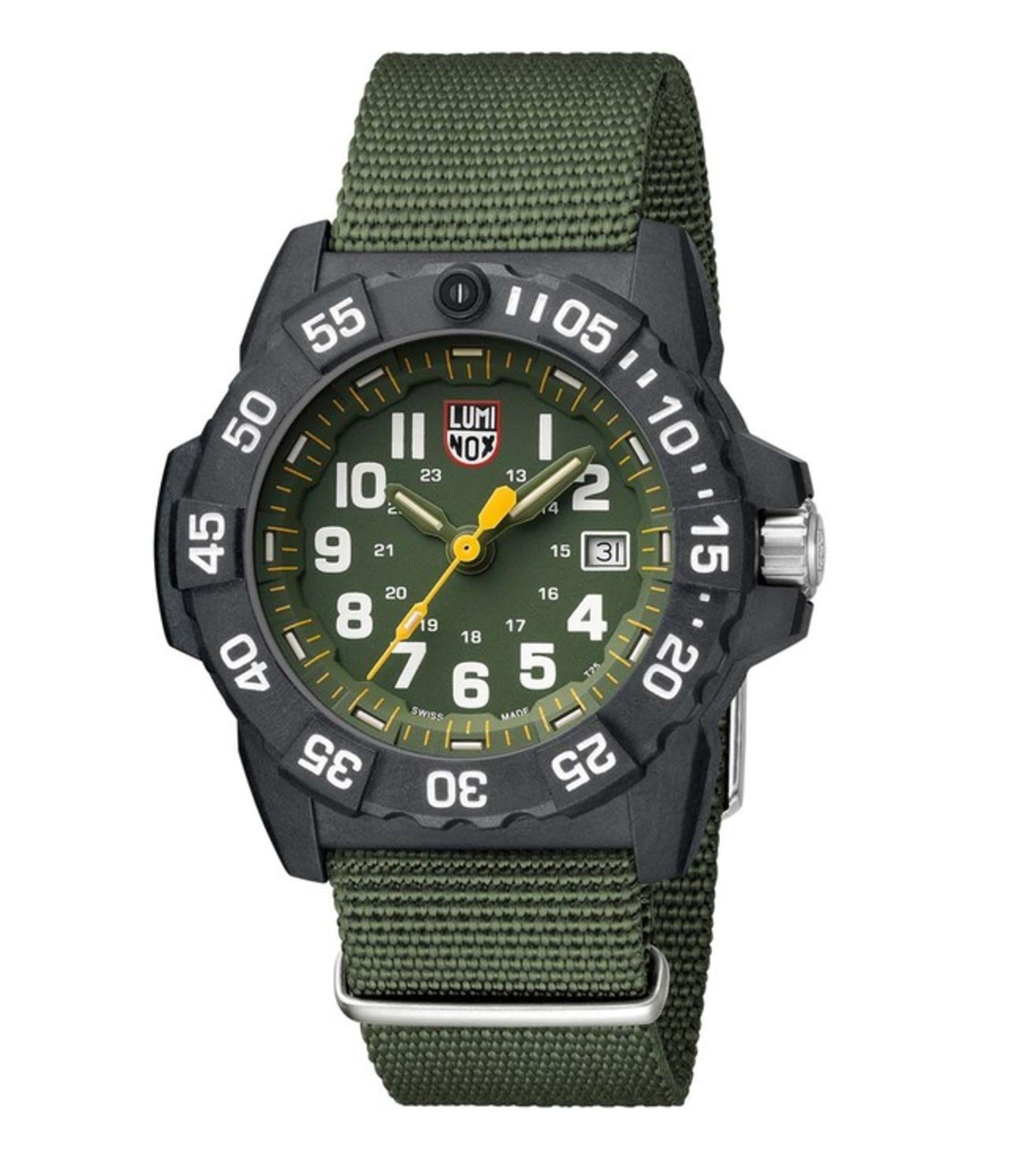 LUMINOX NAVY SEAL 3500 SEA SERIES Grünes Zifferblatt Herren Uhr XS.3517.L