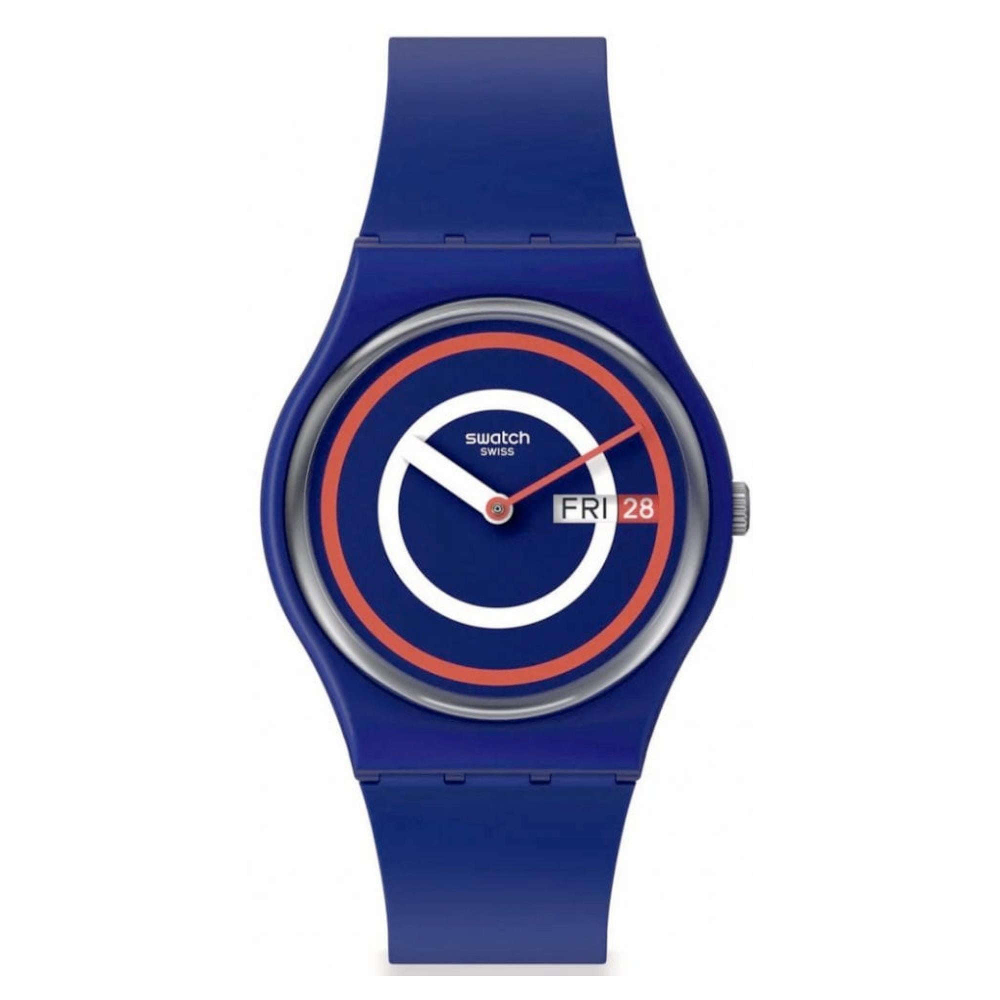 Swatch Die Januar Kollektion Blau Zu Basics Quarz SO28N703
