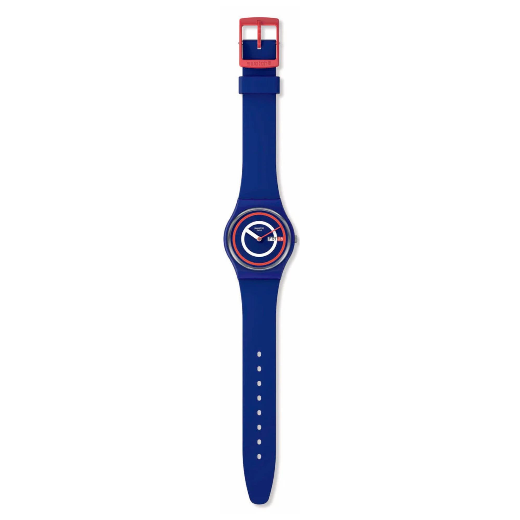 Swatch Die Januar Kollektion Blau Zu Basics Quarz SO28N703