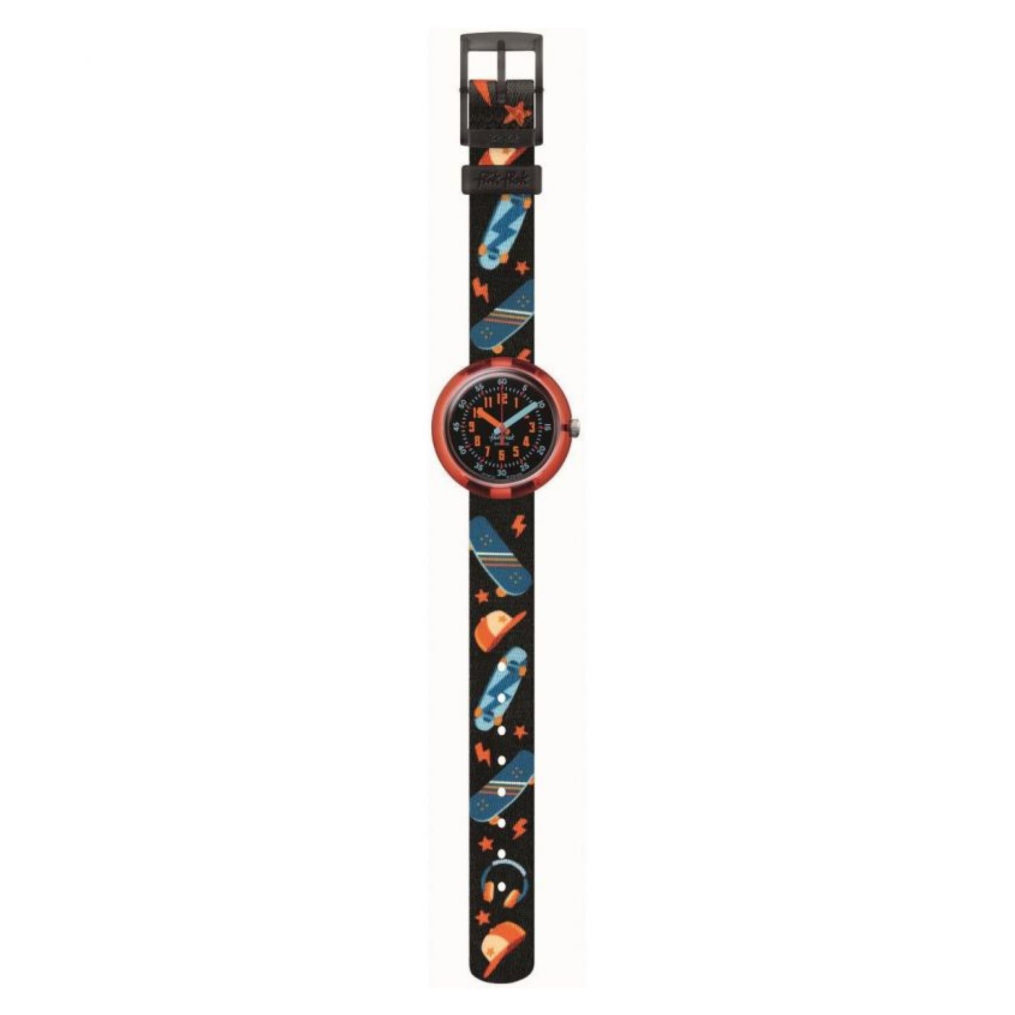 Flik Flak Skate Squad Sport Liebhaber Uhr FPNP133