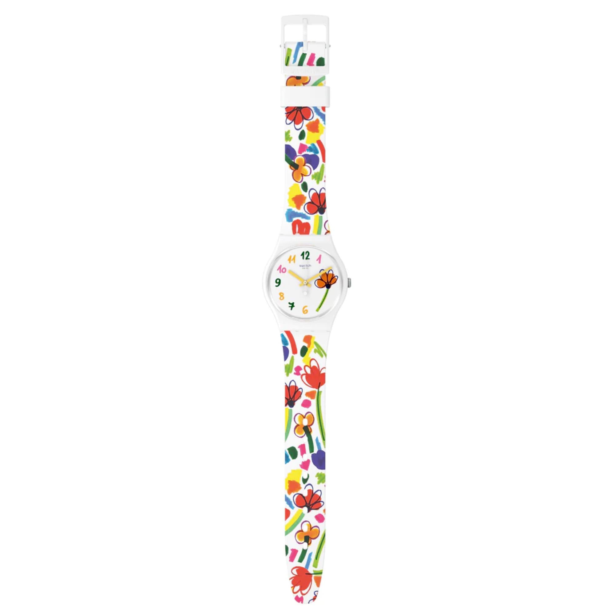 Swatch The March Collection FLOWERZ Quartz Watch SO28W108