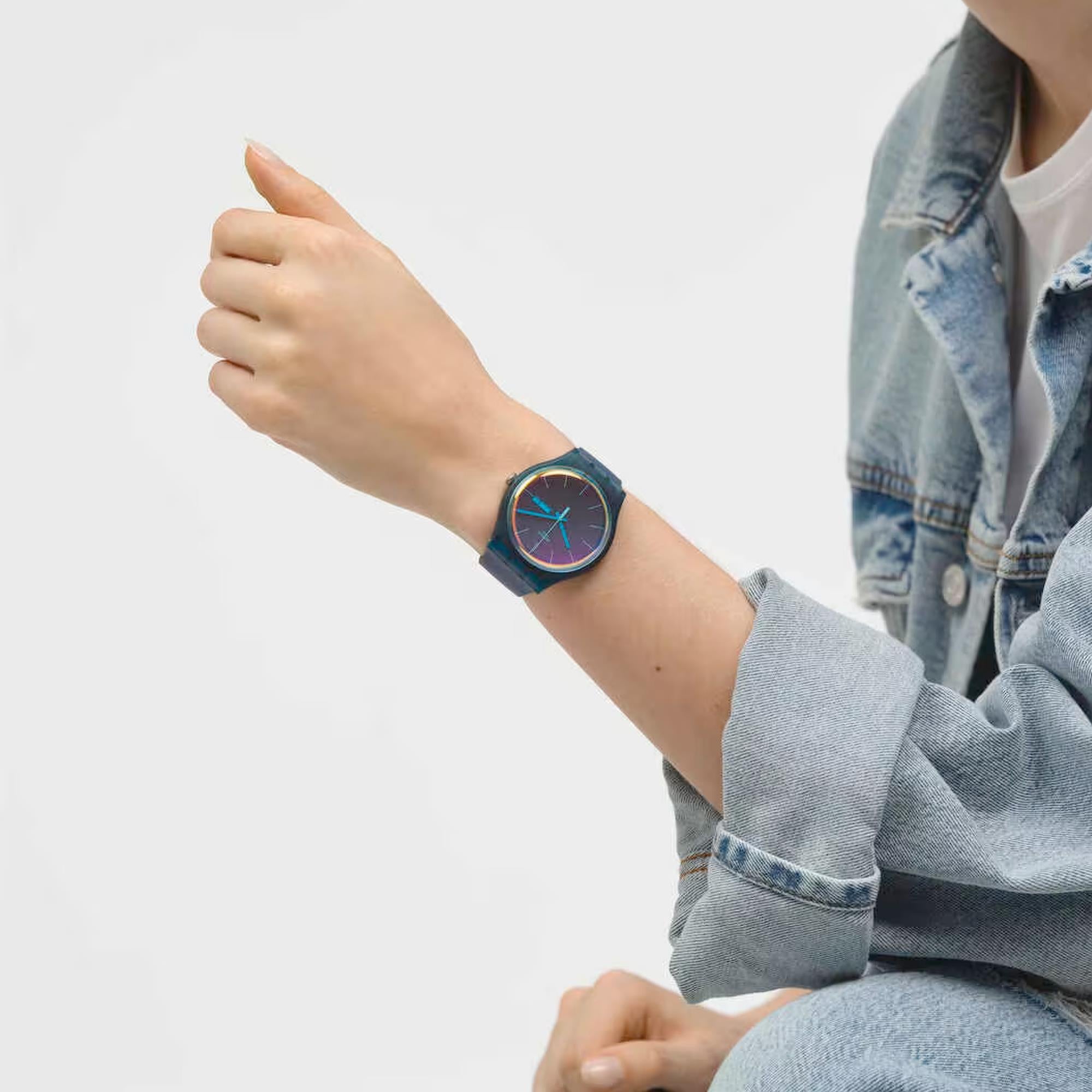 Swatch The March Collection 'Fade To Pink' Quarz Damen Uhr SO29N707