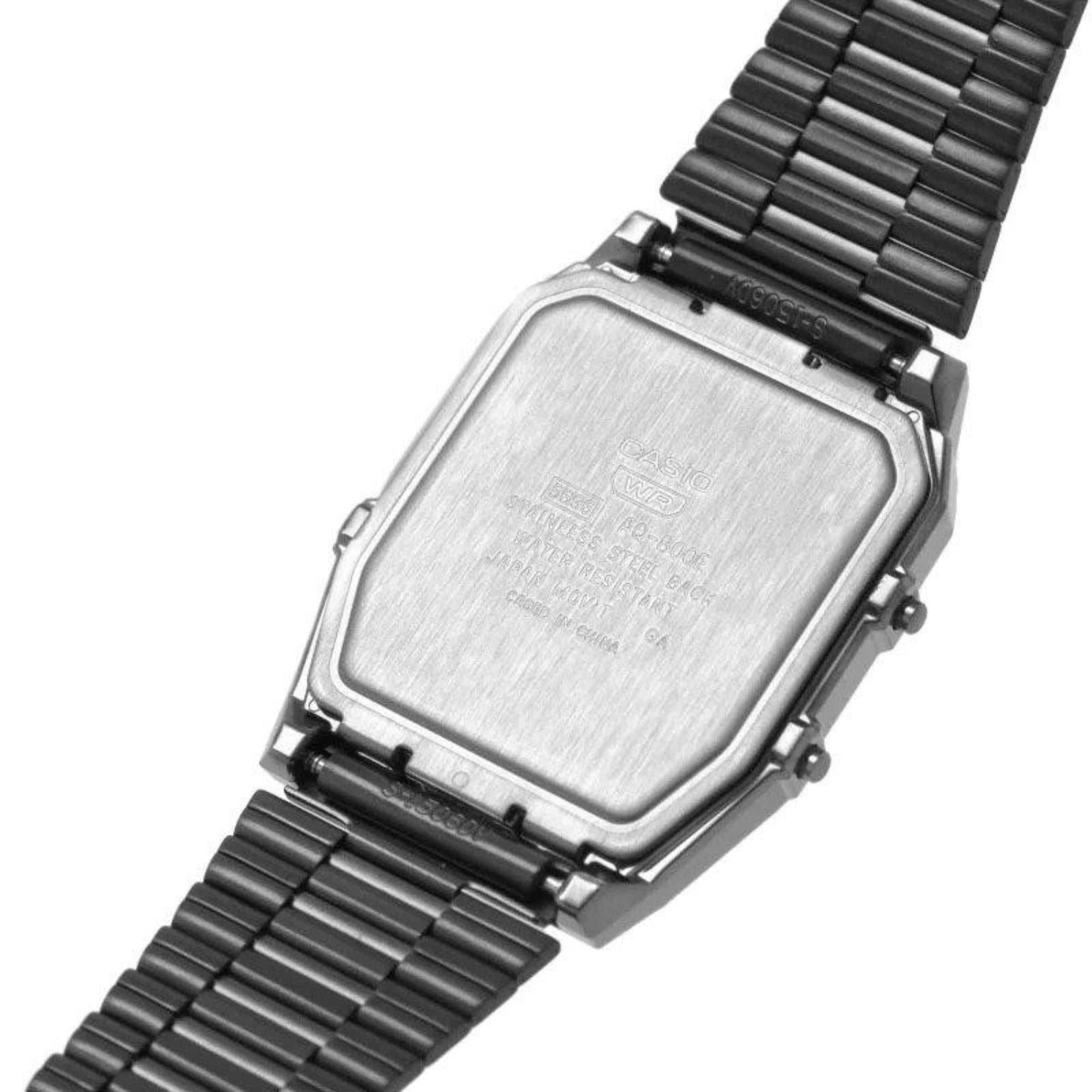 Casio Vintage Edgy Orange Quarzarmband Herren Uhr AQ-800ECGG-4AEF