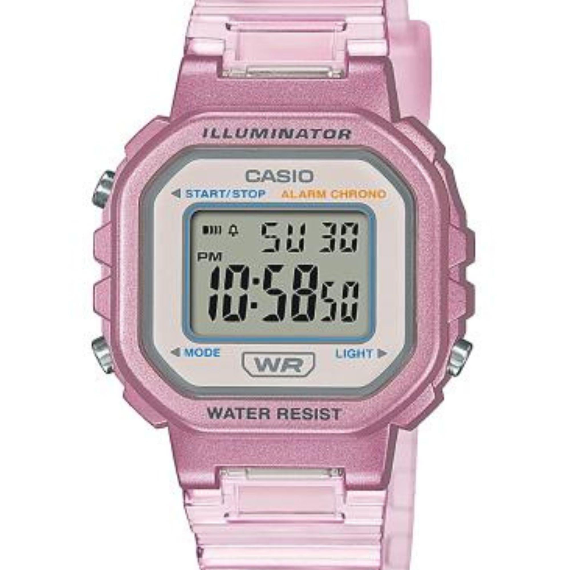 Casio Collection Pink Skeleton Series Watch LA-20WHS-4AEF