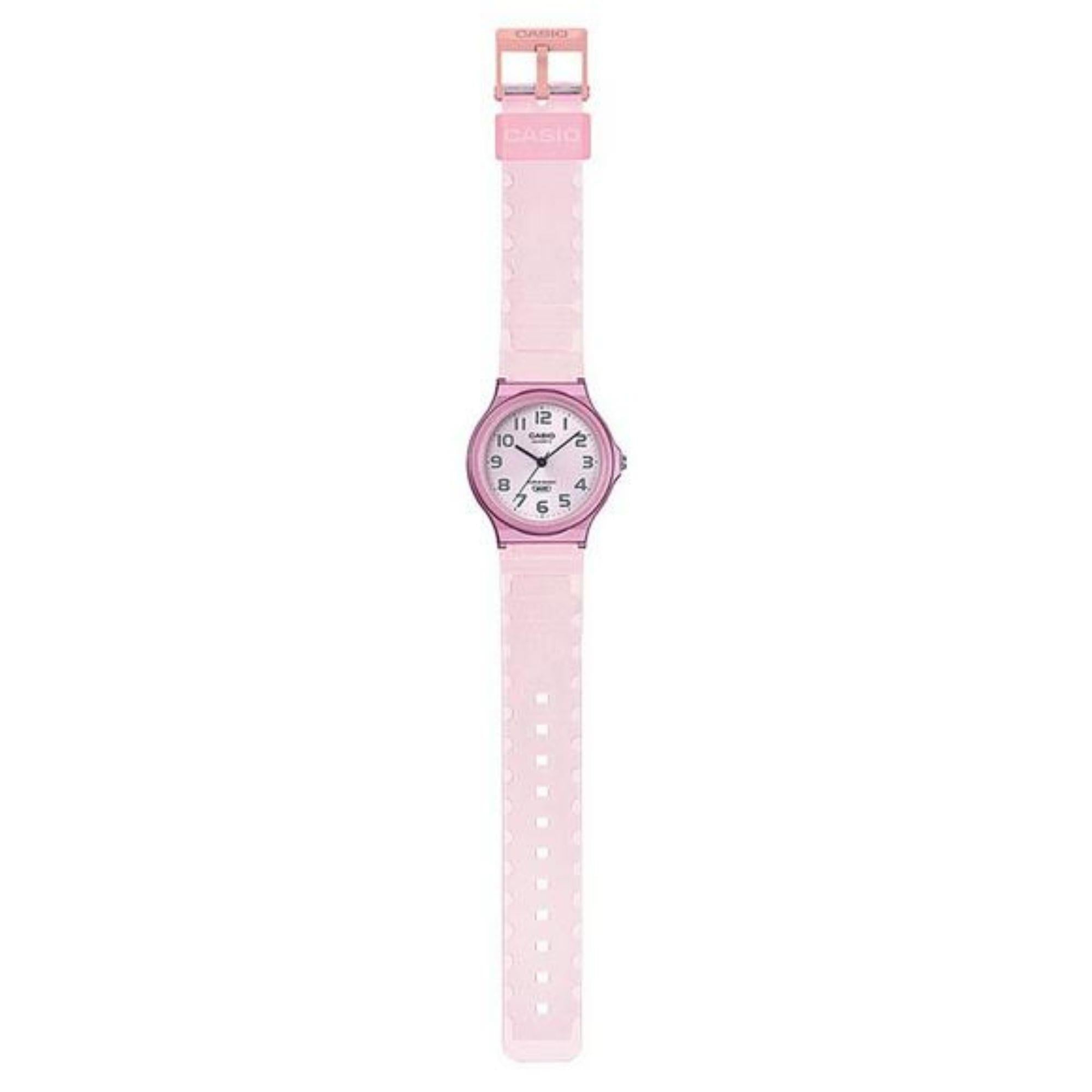 Casio Collection Pink Skeleton Serie Uhr MQ-24S-4BEF