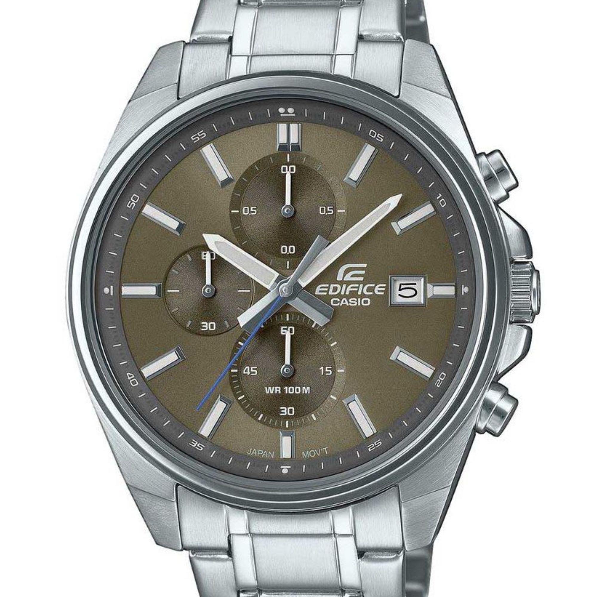 Casio Edifice Bronze Zifferblatt Edelstahlarmband Herrenuhr EFV-610D-5CVUEF