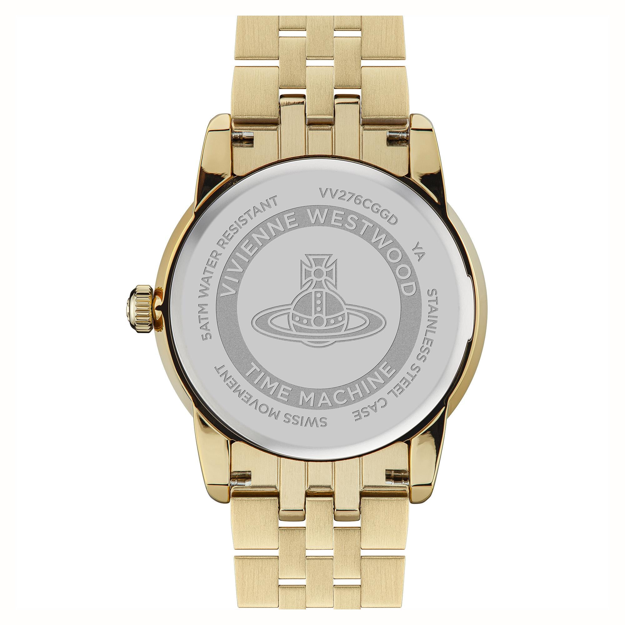 Vivienne Westwood Cadogan Grey Dial Stainless Steel Bracelet Men's Watch VV276CGGD