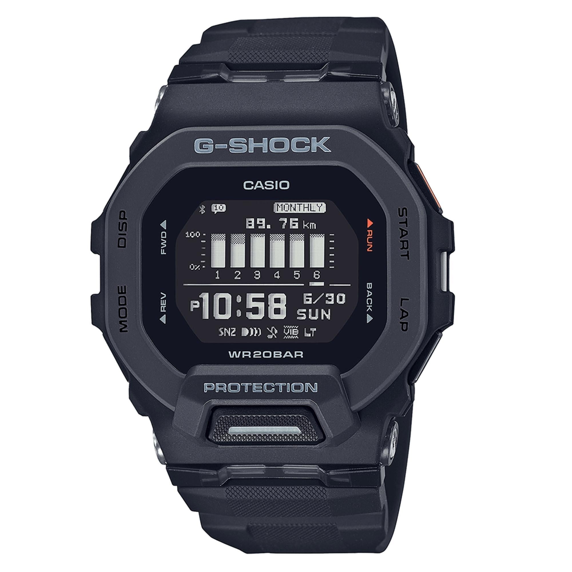 Casio G-Squad Quarz Digital Harzarmband Herren Uhr GBD-200-1ER