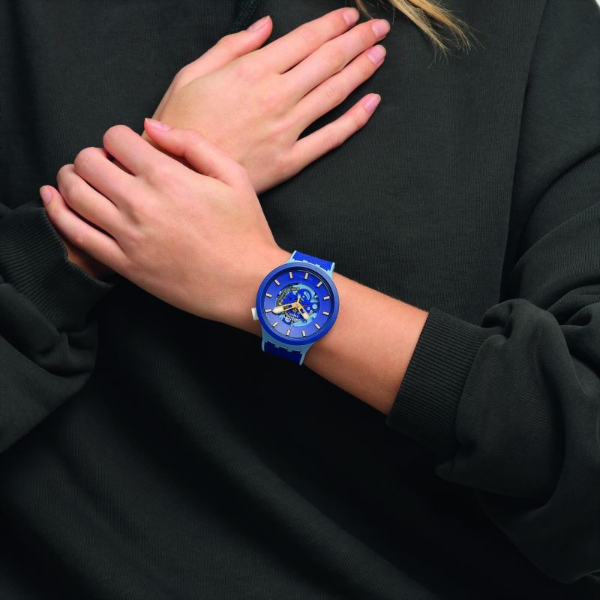Swatch BOUNCING BLUE Big Bold Uhr SB05N105