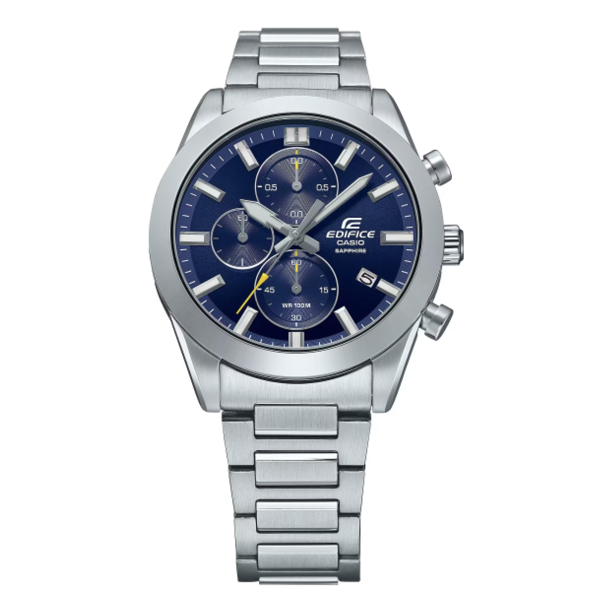 Casio Edifice Classic Blue Dial Mens Watch EFB-710D-2AVUEF