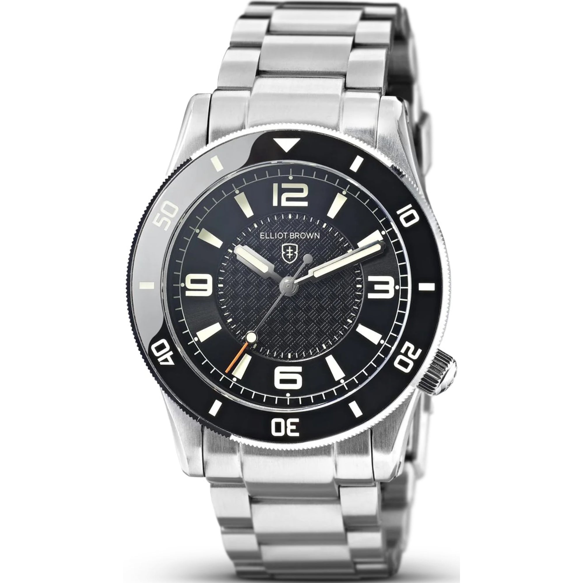 Elliot Brown Bloxworth Heritage Diver Schwarzes Zifferblatt Herren Uhr 929-101-B07