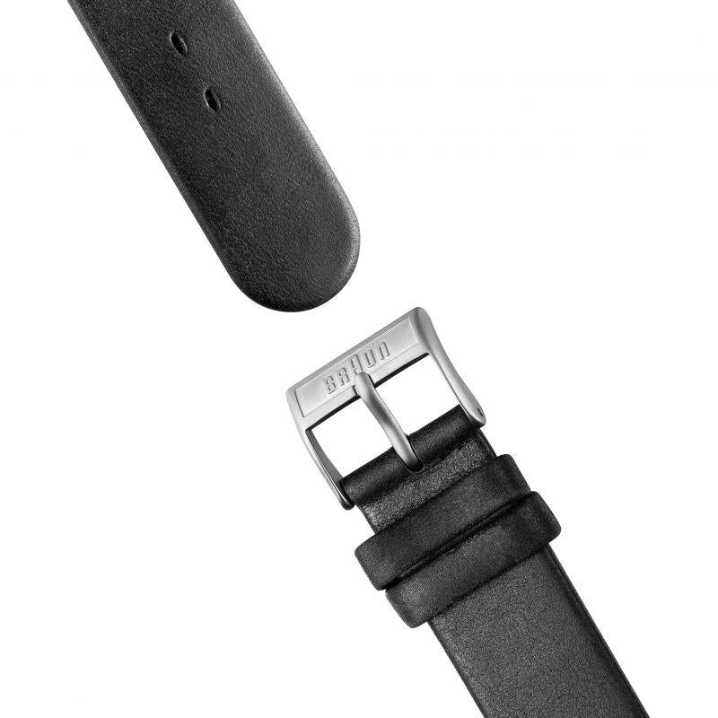Braun Quarz Schwarzes Zifferblatt Schwarzes Lederarmband Herren Uhr AW10EVO