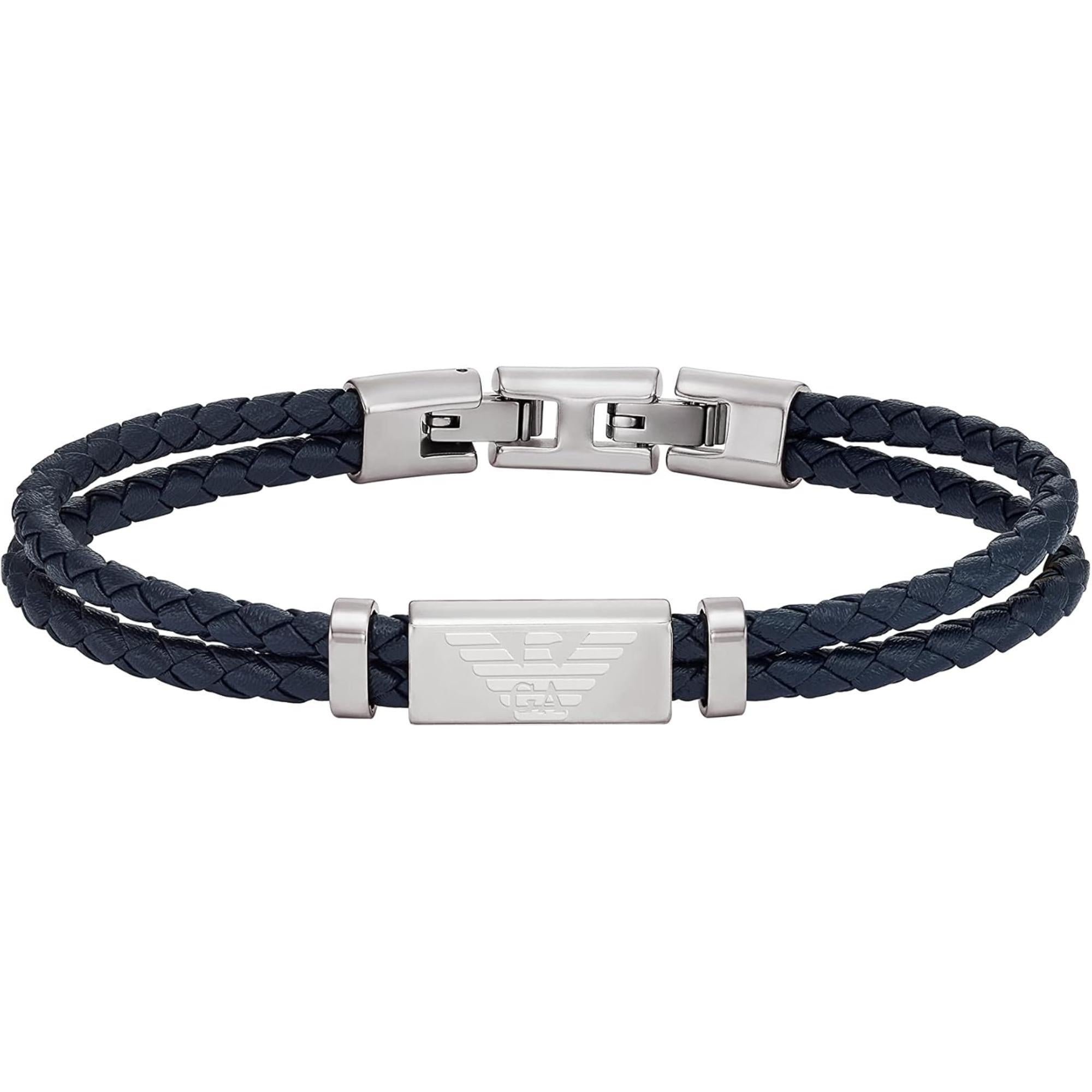 Emporio Armani Stainless Steel ID Bracelet with Engraved Logo EGS2995040