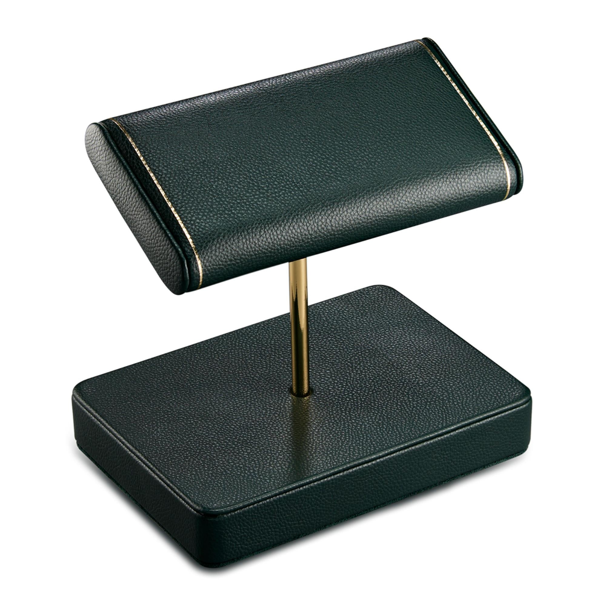 Wolf British Racing Green Double Static Watch Stand 487441