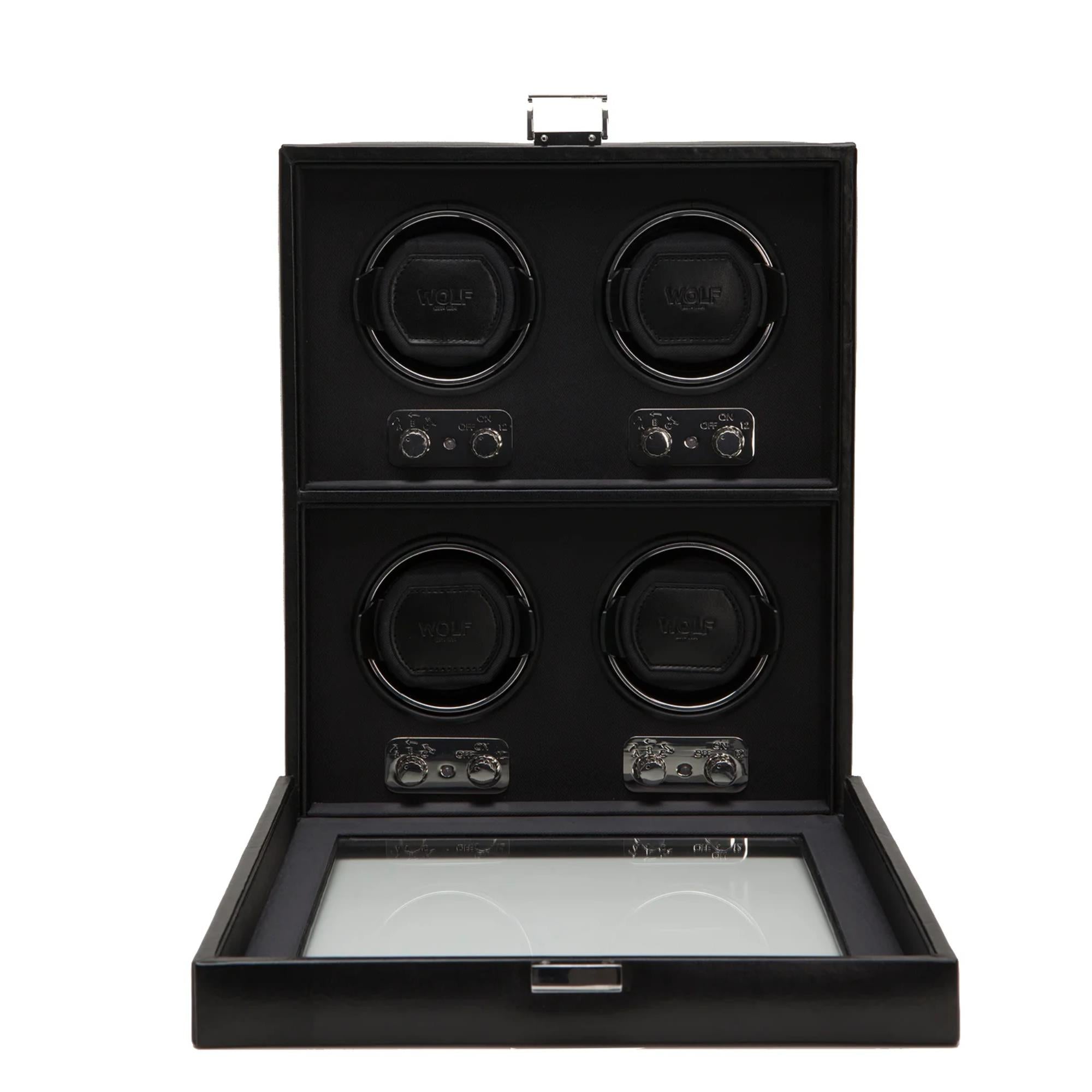 Wolf Heritage 4-Piece Watch Winder 270602